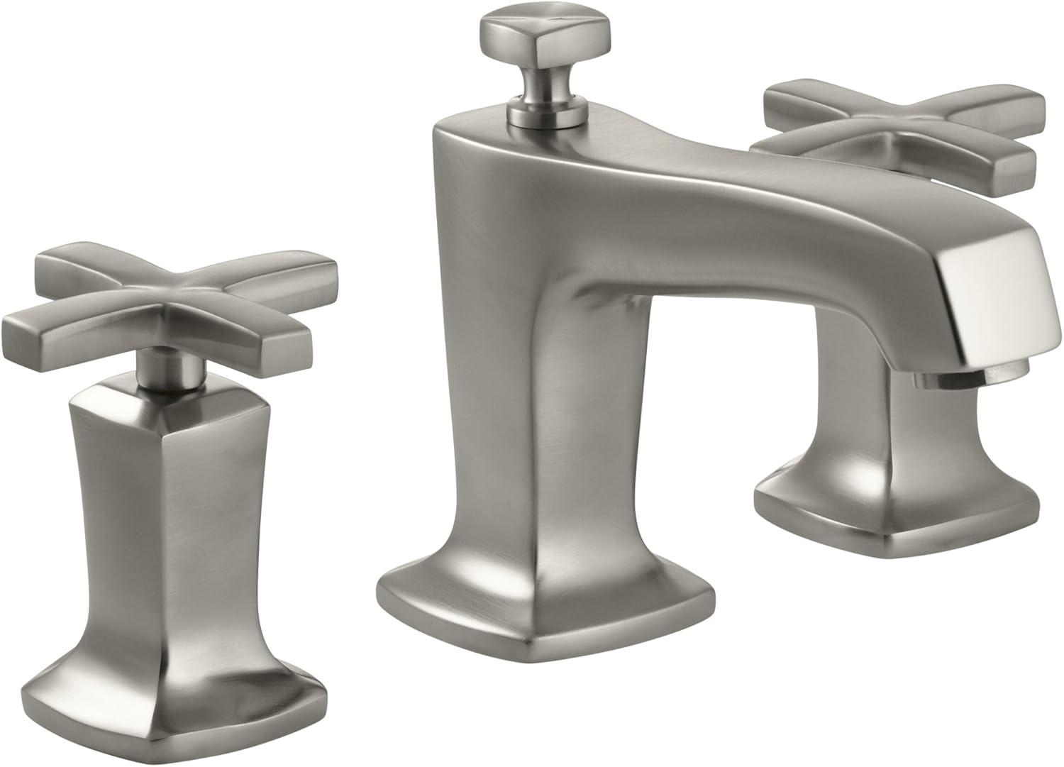 Widespread Bathroom Sink Faucet with Cross Handles