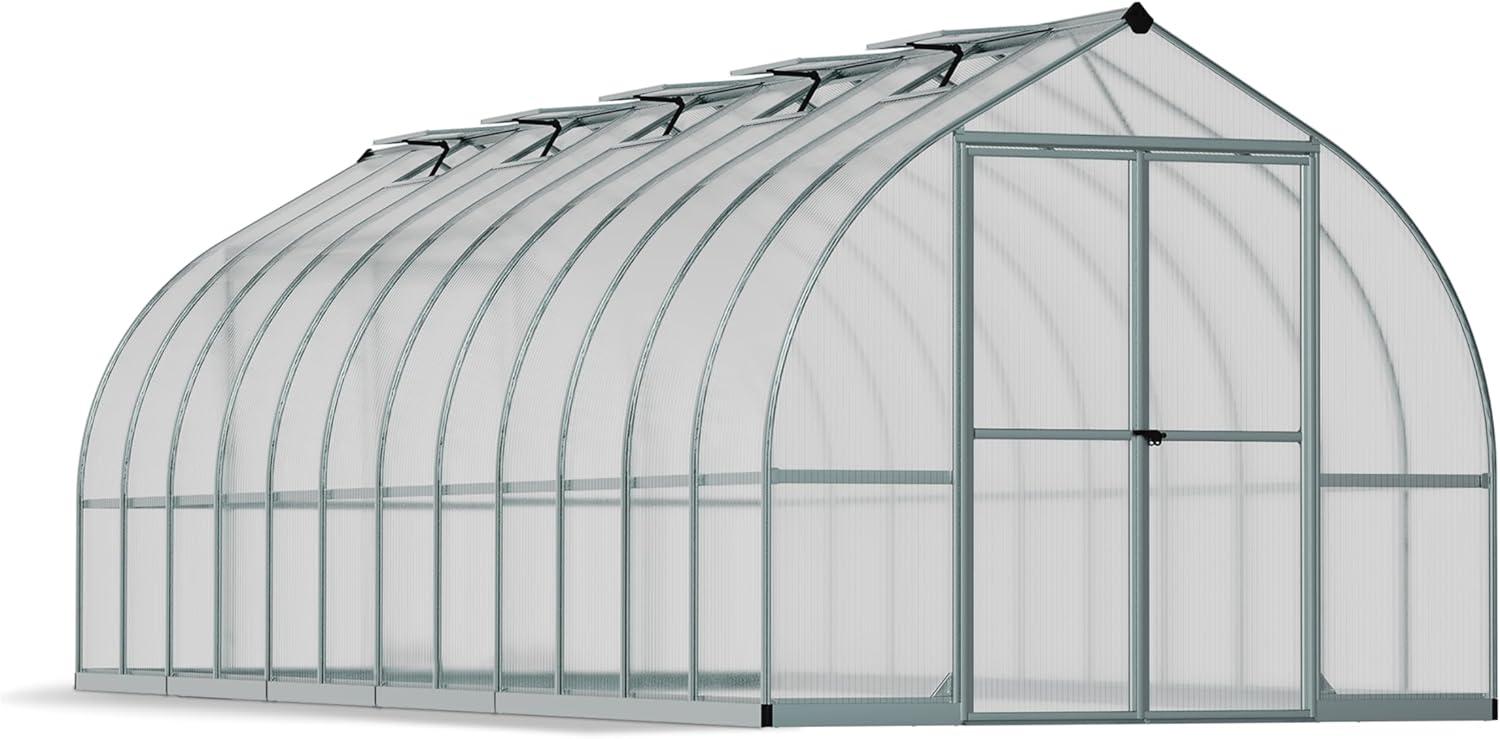 Canopia Palram - Canopia Bella 8' x 12' Greenhouse - Silver