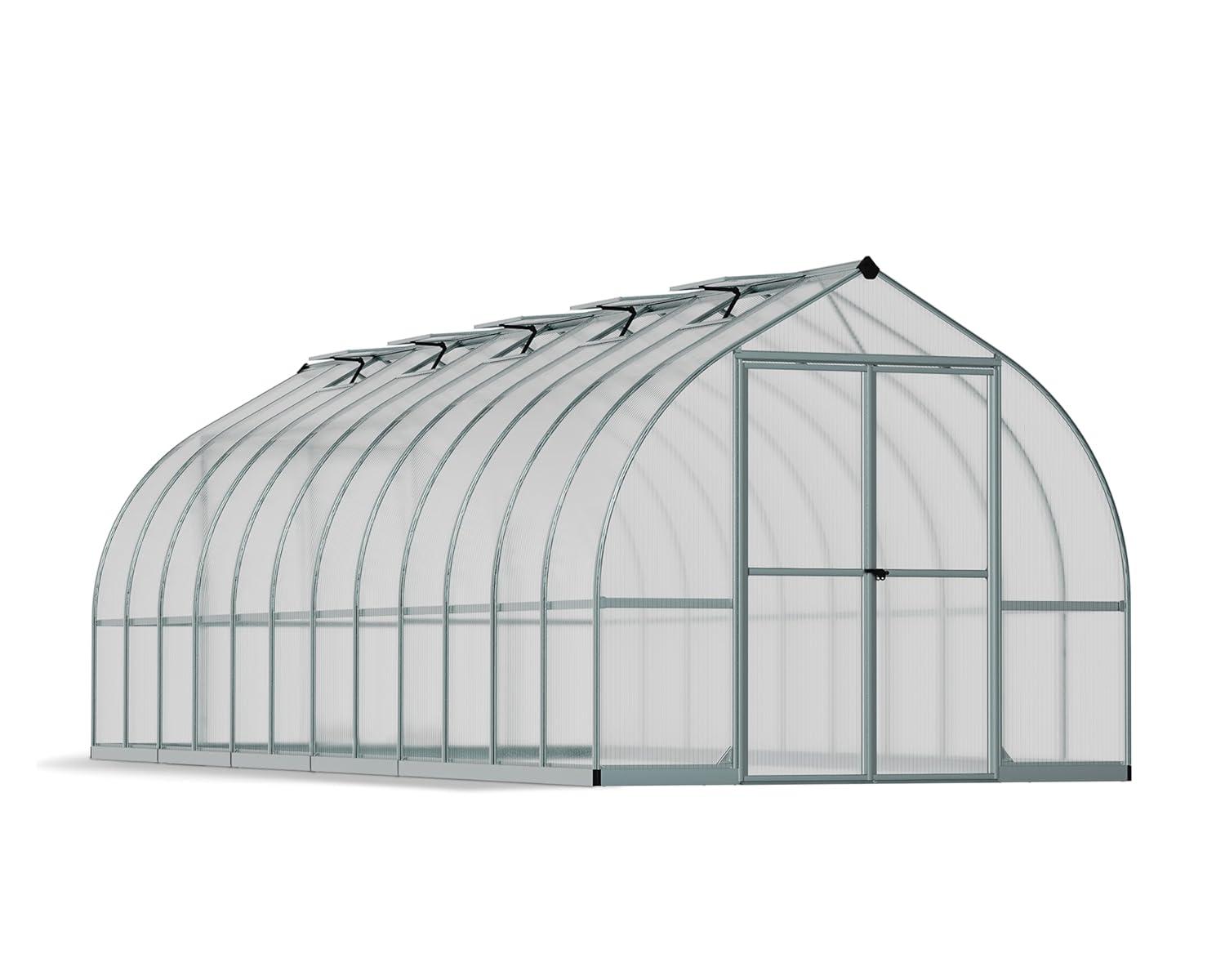 Canopia Palram - Canopia Bella 8' x 12' Greenhouse - Silver