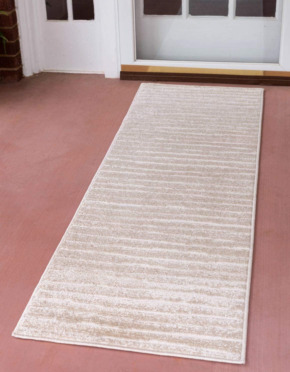 Sabrina Soto 2' 0 x 8' 0 Indoor Outdoor Beige Area Rug