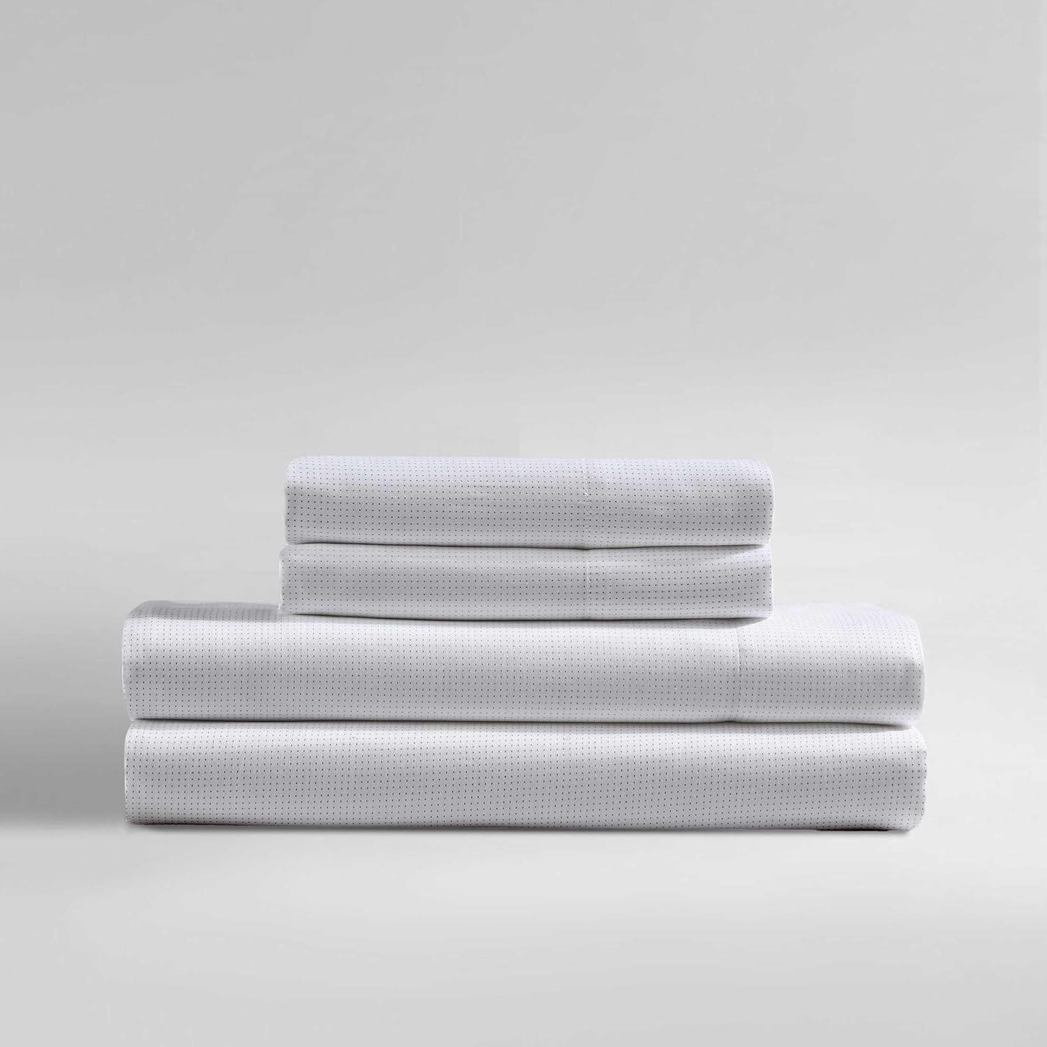 Calvin Klein Printed Sateen Cotton Sheet Set