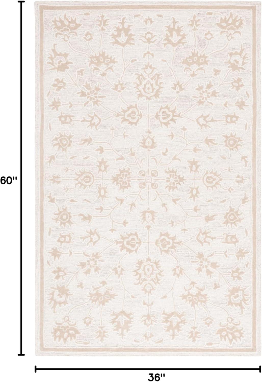 Safavieh Ebony Hand Tufted Wool Pile Oriental Rug