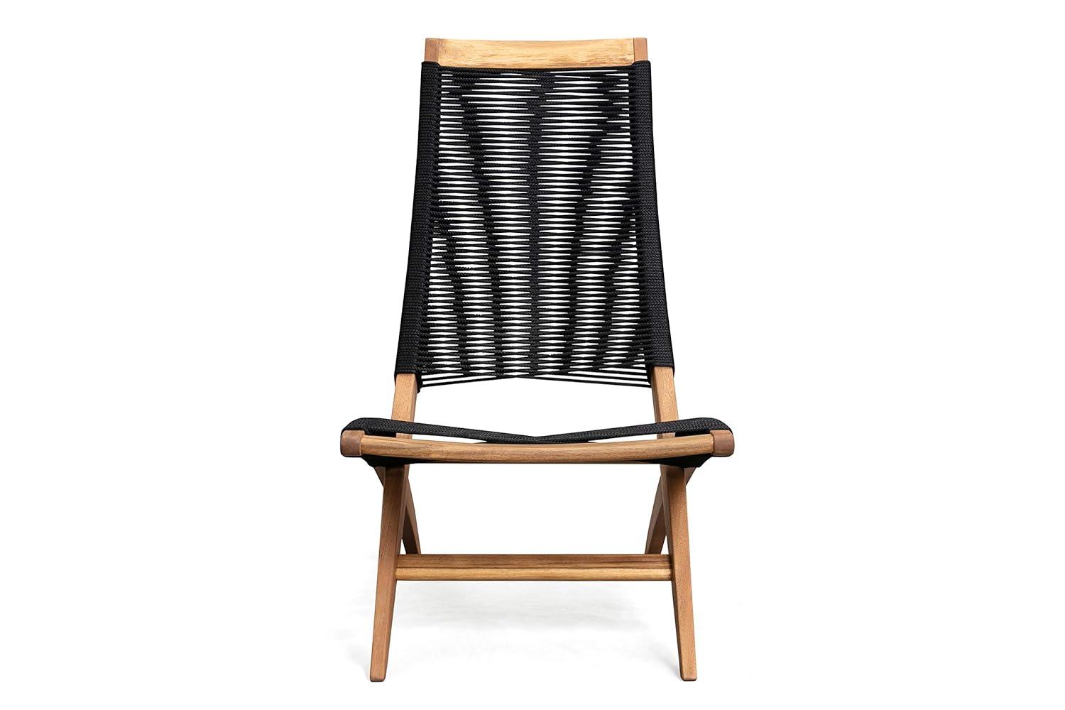 Balkene Home  Lounge Chair Acacia Wood Mid Century Modern Living Room, Bedroom, Lawn, Indoor, Outdoor