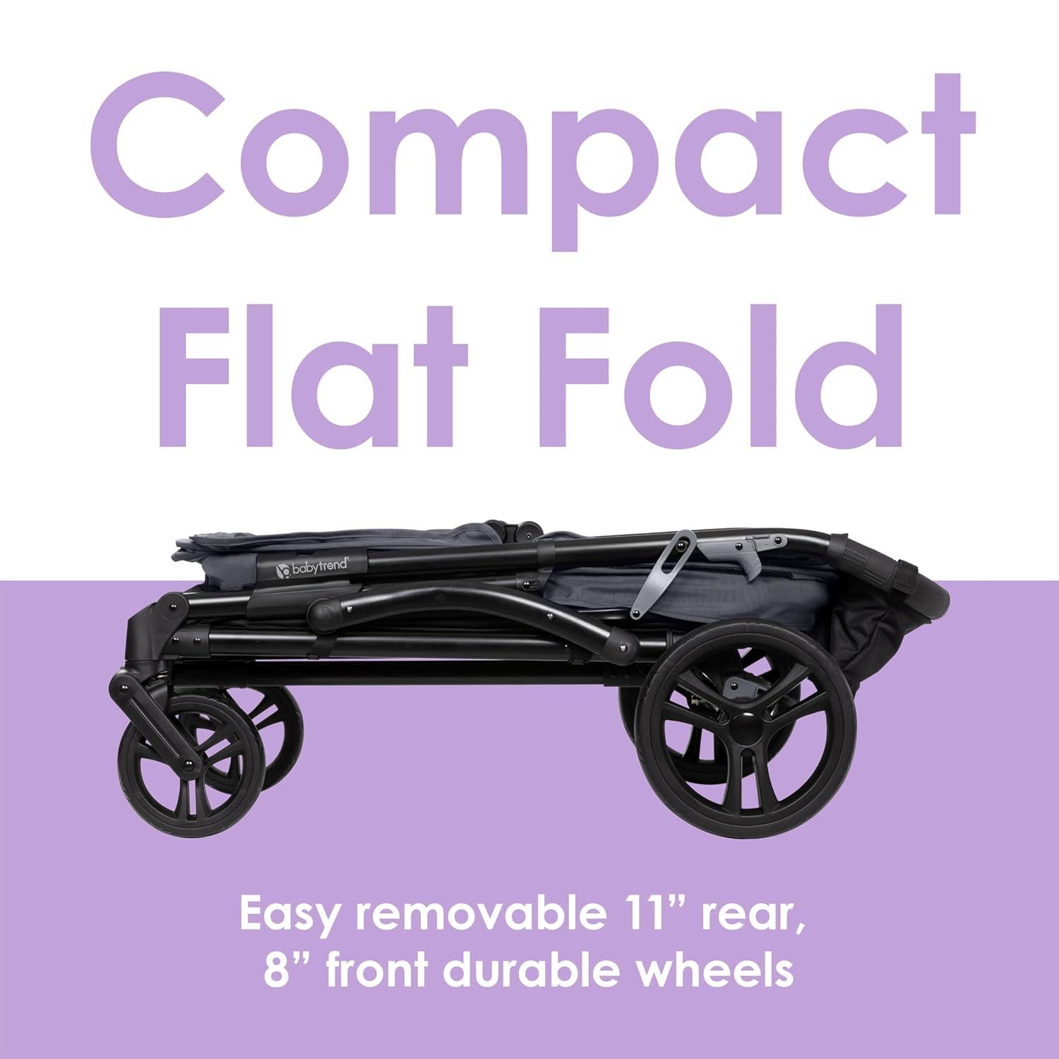 Baby Trend Navigator PLUS 2-in-1 Stroller Wagon - Dash Plum