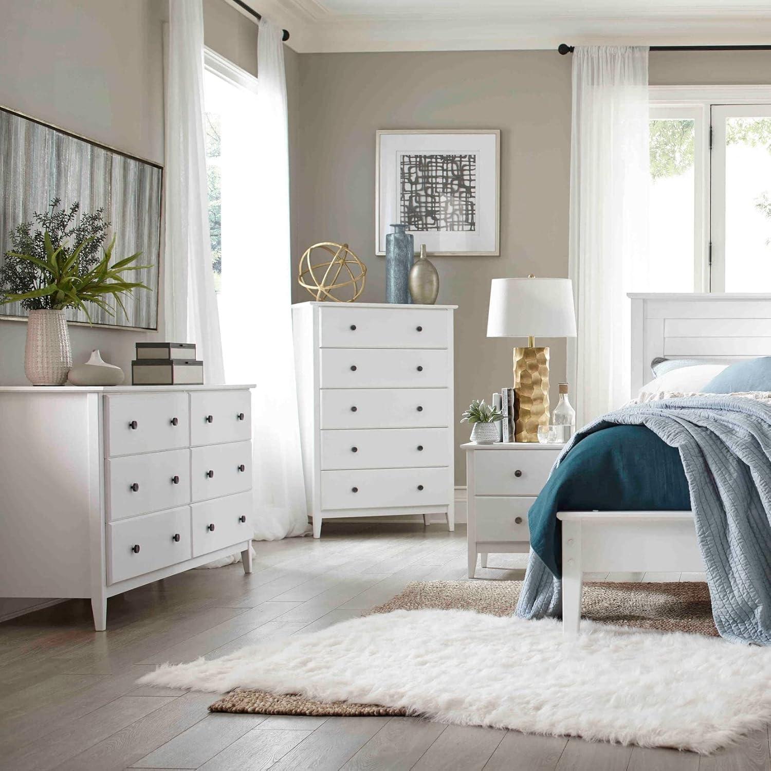 Greenport Solid Wood Louvered Bed