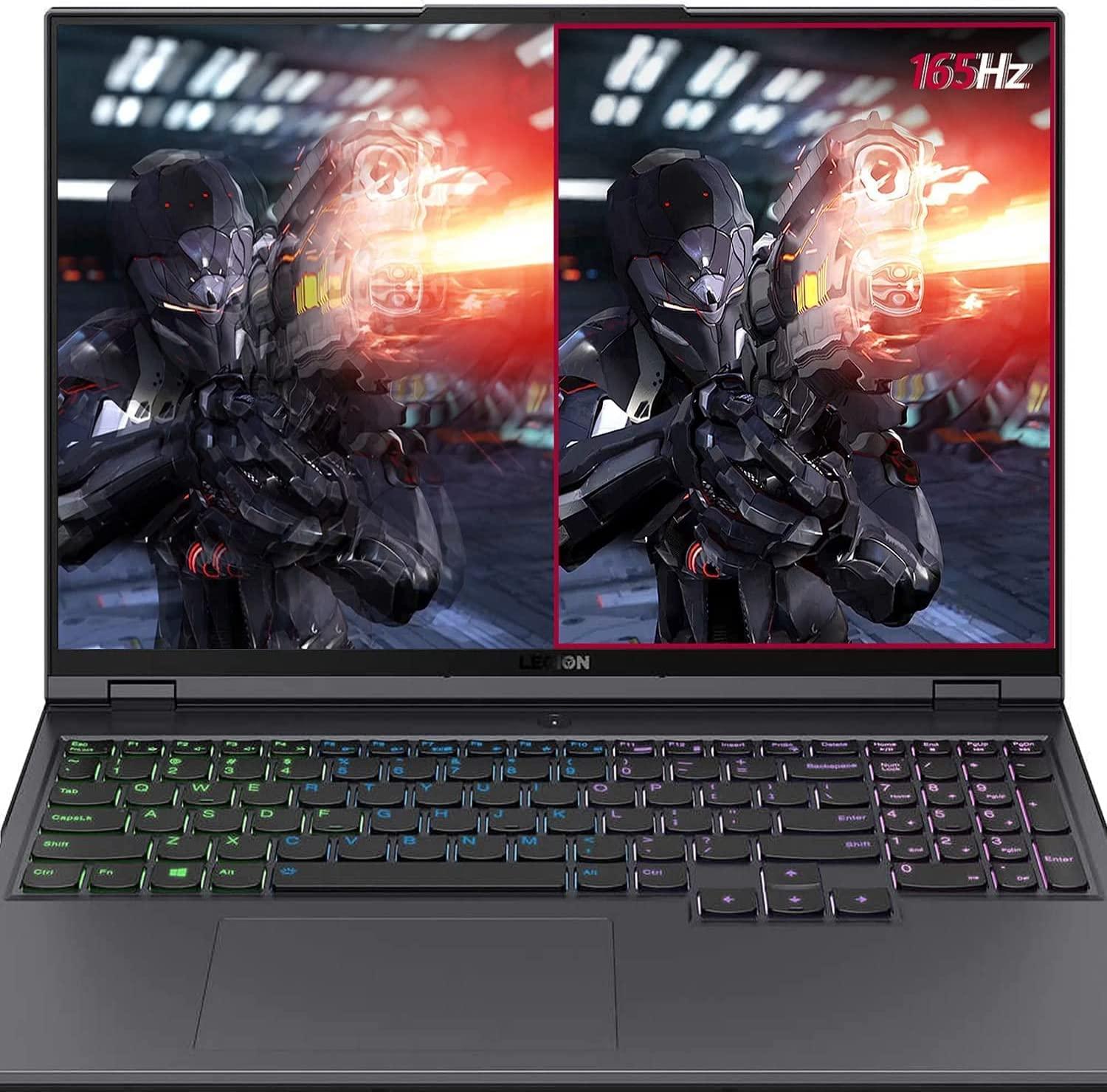 Lenovo Legion 5 Pro 16" QHD 165Hz Gaming Laptop, AMD Ryzen 7 5800H, 64GB RAM, 2TB PCIe SSD, NVIDIA GeForce RTX 3070, Backlit Keyboard, 720P Webcam, Grey, Win 11 Pro, 32GB Hotface USB Card (Renewed)
