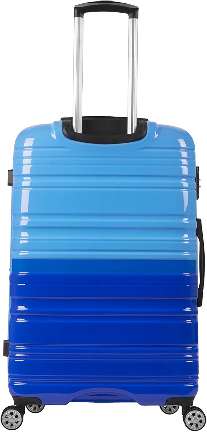 Luggage Expandable Spinner Set, Blue & Sky Blue - 2 Piece