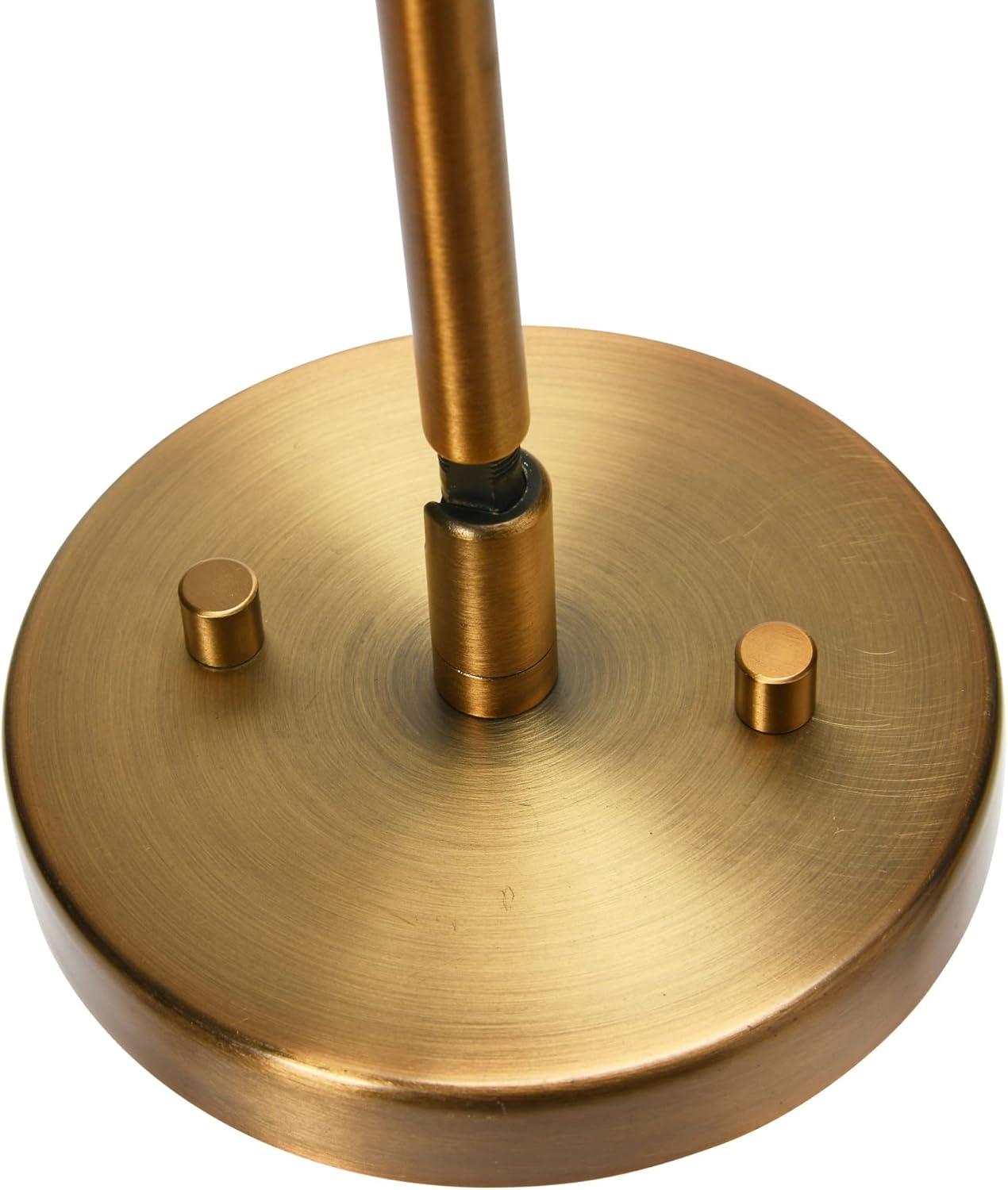 Storied Home Holden - Metal and Glass 4-Light Linear Chandelier, Brushed Bronze