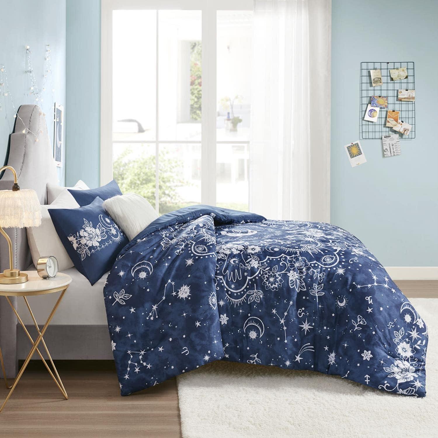 Zuri Celestial Comforter Set Navy - Intelligent Design