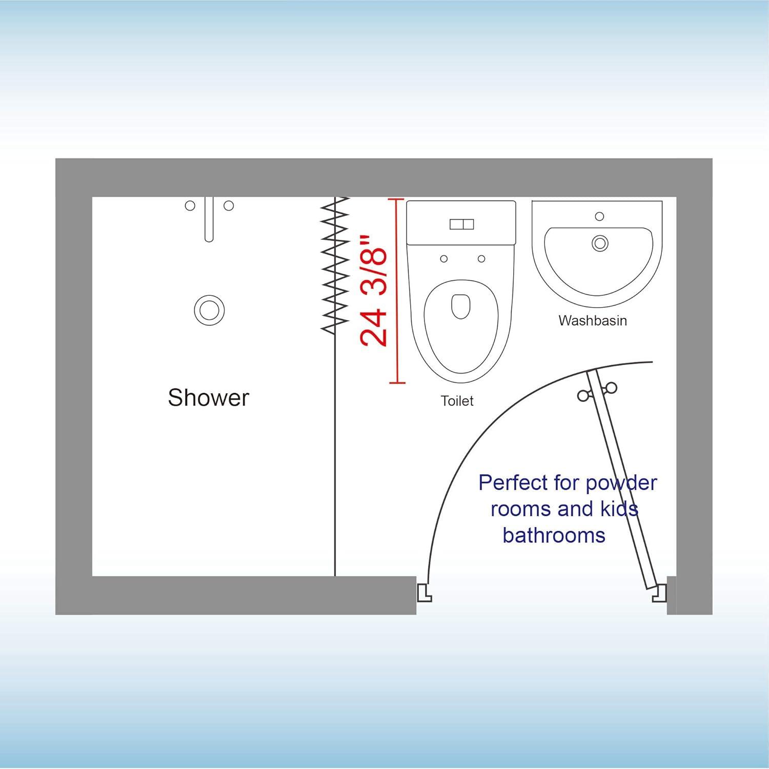 1.28 GPF Space Saving Round Compact One-Piece Toilet (Seat Included)