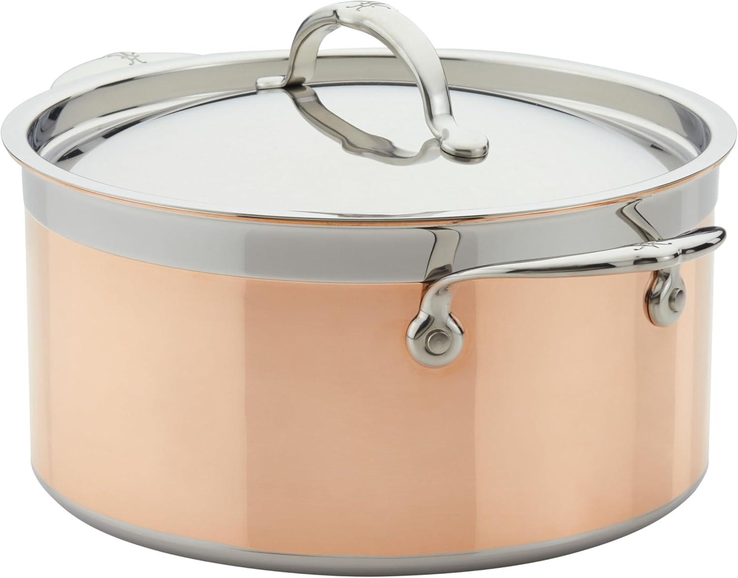 Hestan CopperBond 6 QT Covered Stock Pot