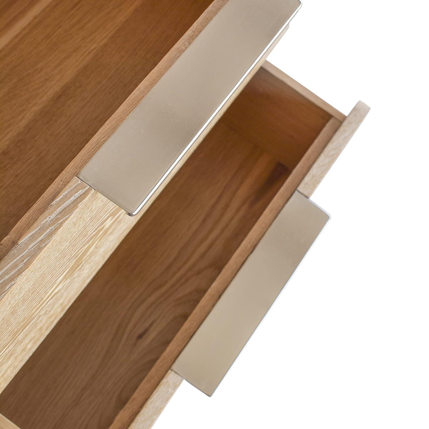 Meridian Furniture,Oakwood White Oak Nightstand