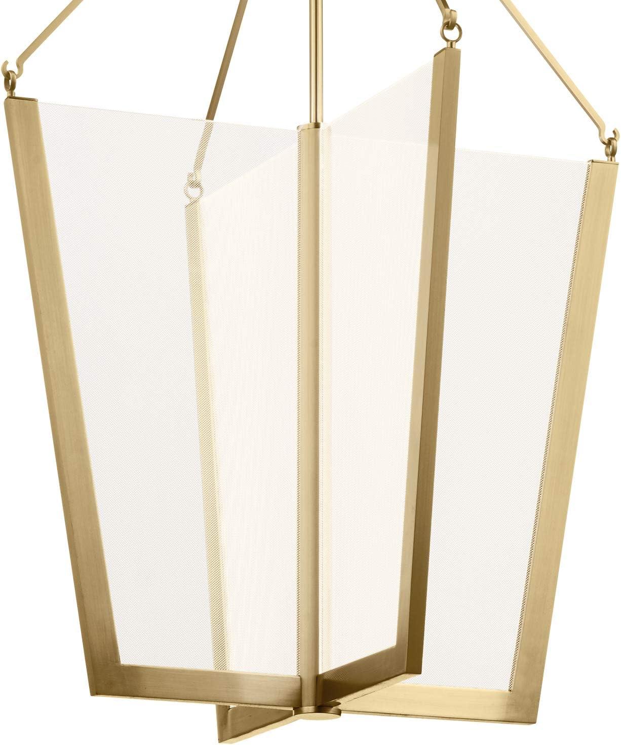 Calters Champagne Gold Acrylic LED Foyer Pendant