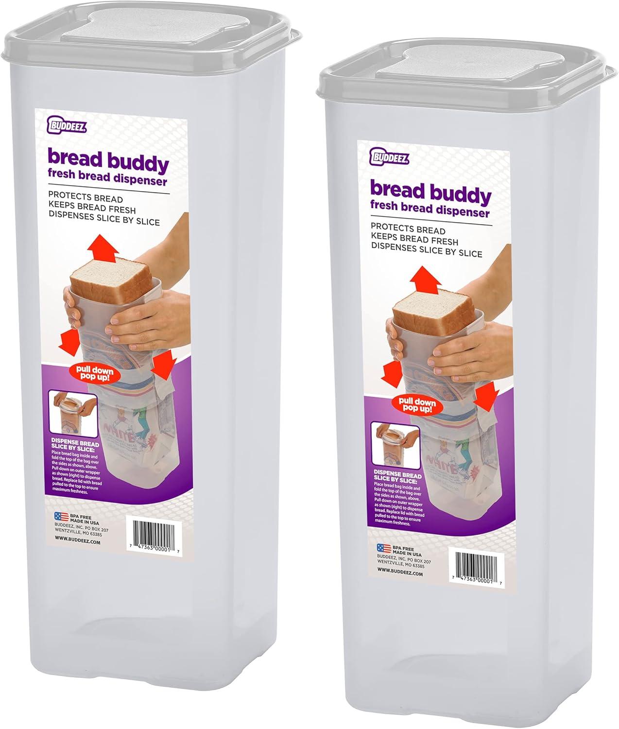 Buddeez Buddeez Original Bread Buddy Storage/Dispenser Bread Box