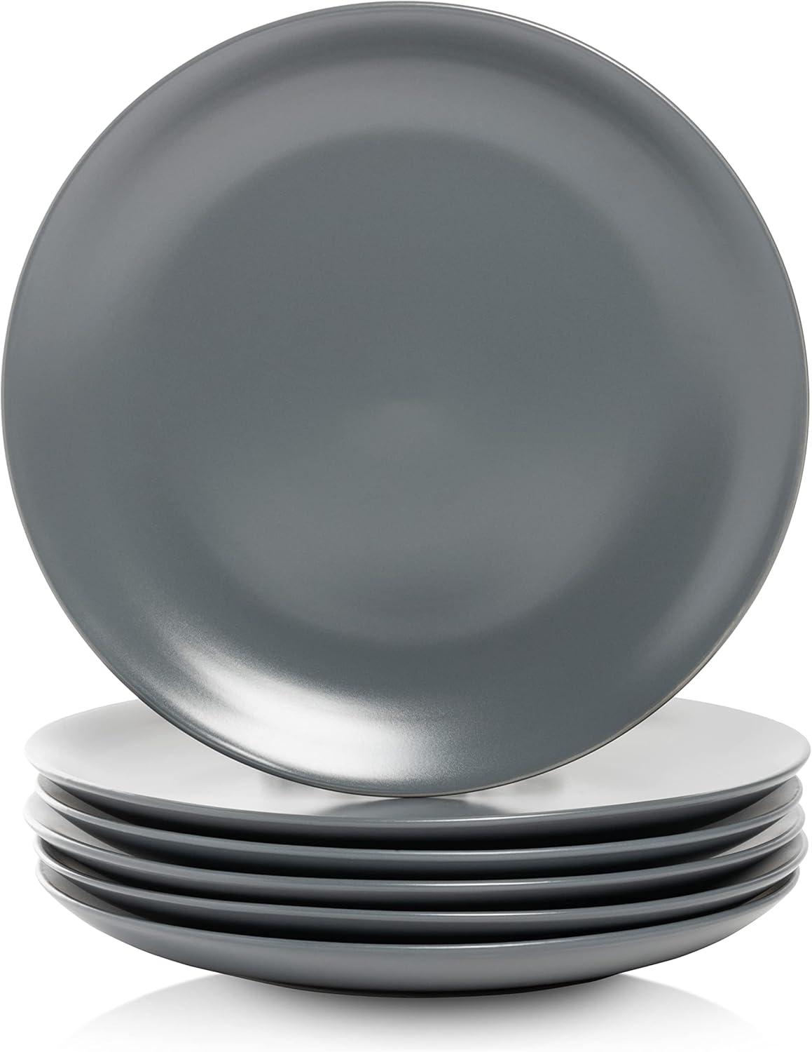 Wazee Matte 10.5" Dinner Plate (Set of 6)