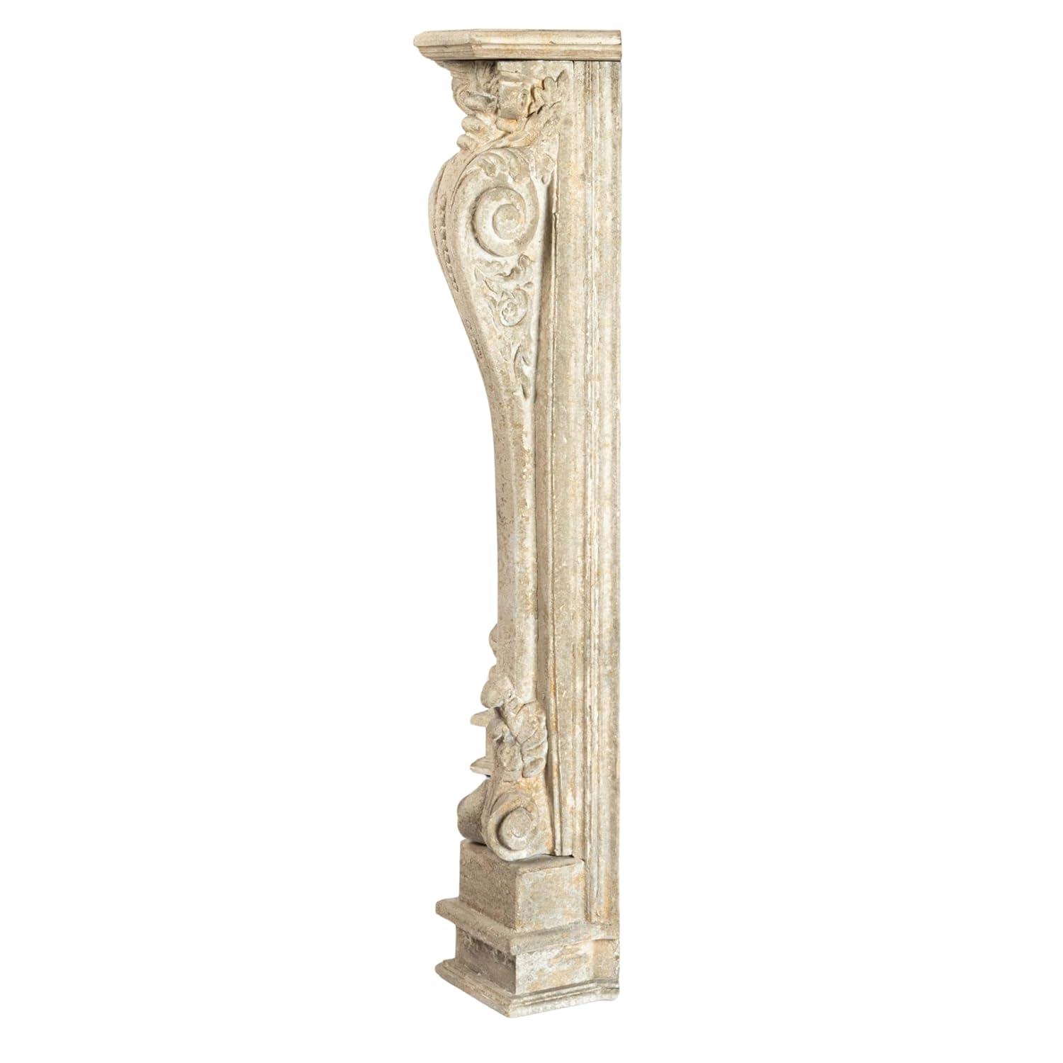 One Allium Way® Berthine Ornate Decorative Fireplace Mantel