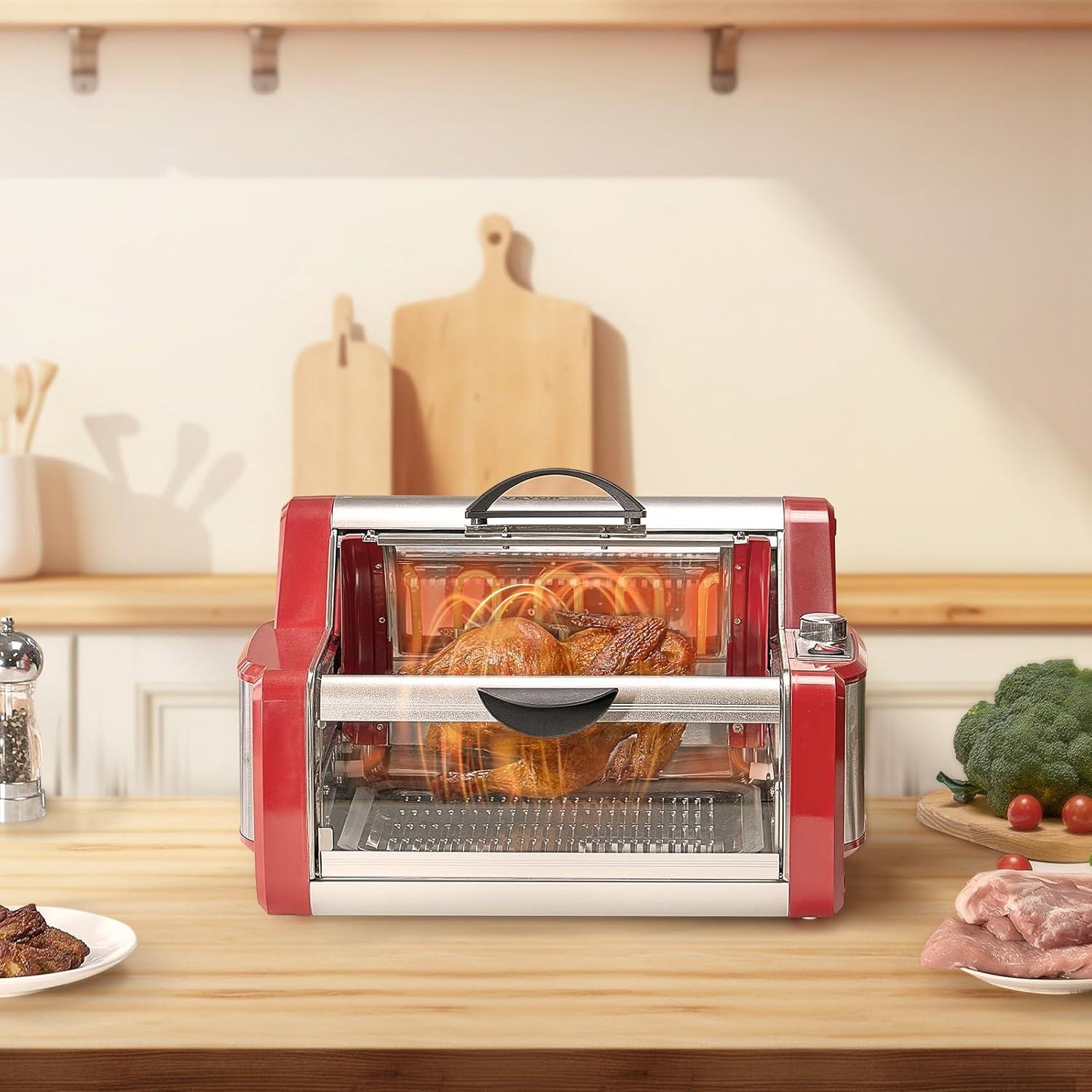 Stellweilan Tessberg Stainless Steel Shawarma Grill Machine Electric Gyro Rotisserie Doner