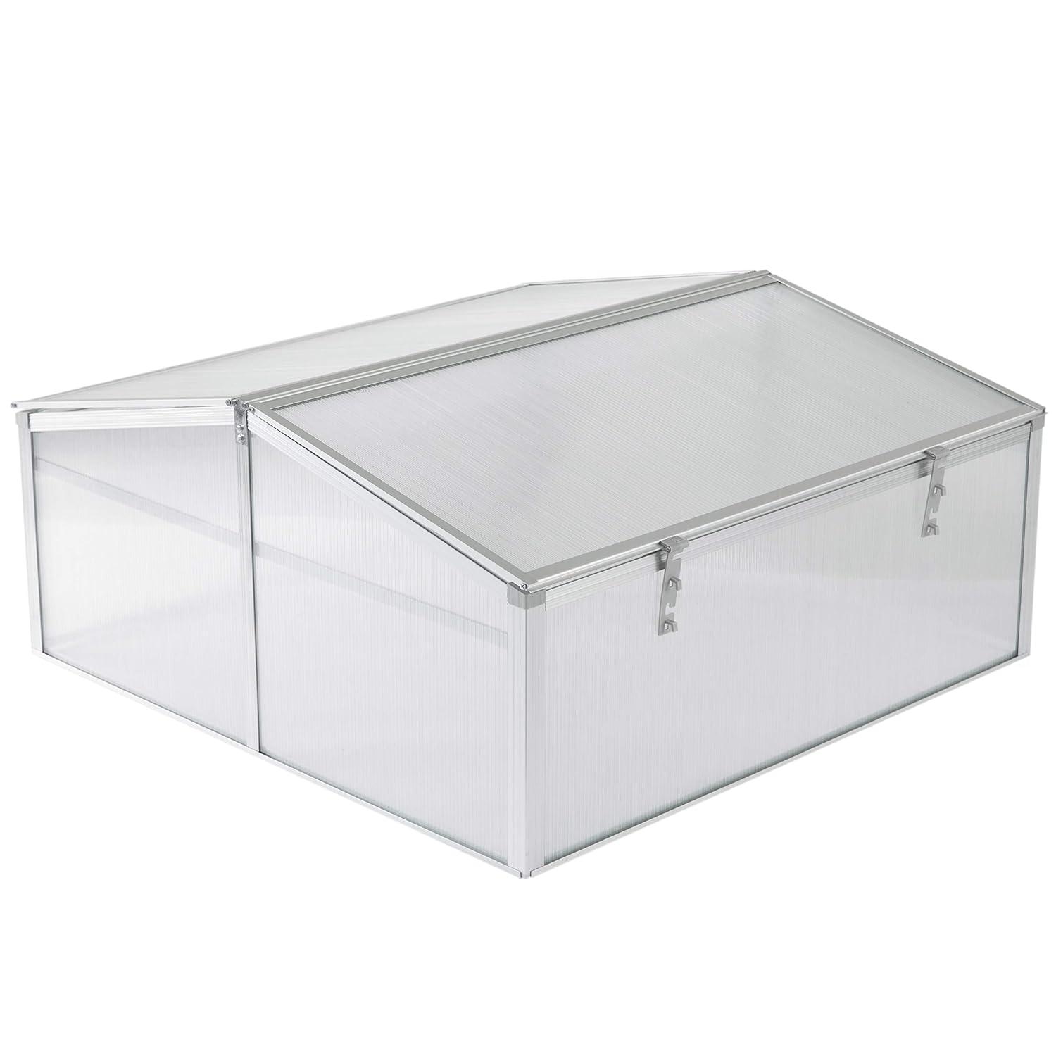 Gardenised 39.37" W x 39.37" D Mini Greenhouse
