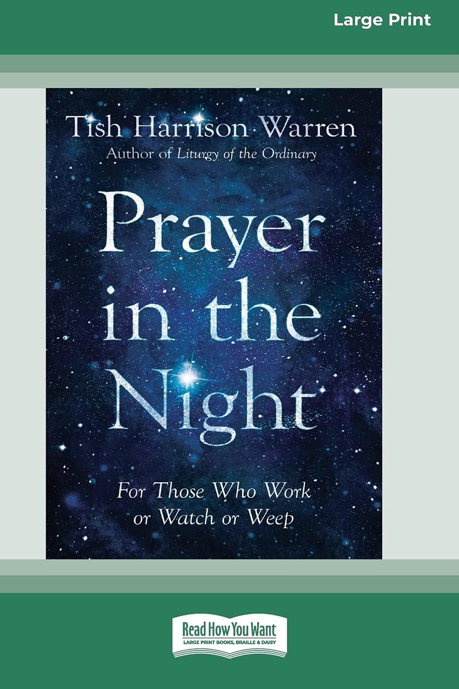 Prayer in the Night Large Print Edition Blue Cover