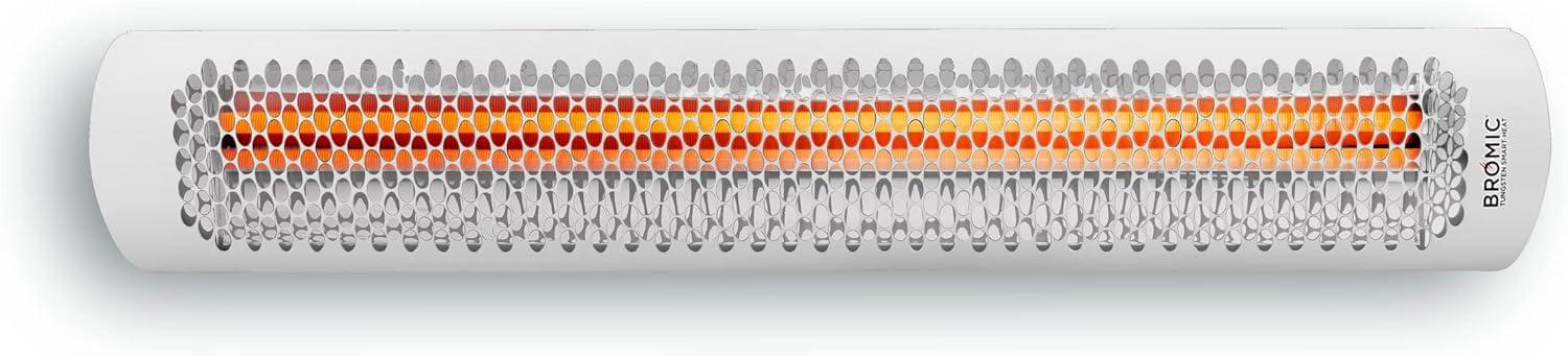 Bromic Heating  White Tungsten Smart-Heat Electric Outdoor Patio White Heater - 220-240V - 6000W