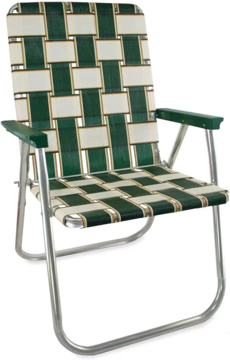 Lawn Chair USA Folding Aluminum Classic Webbed Chair