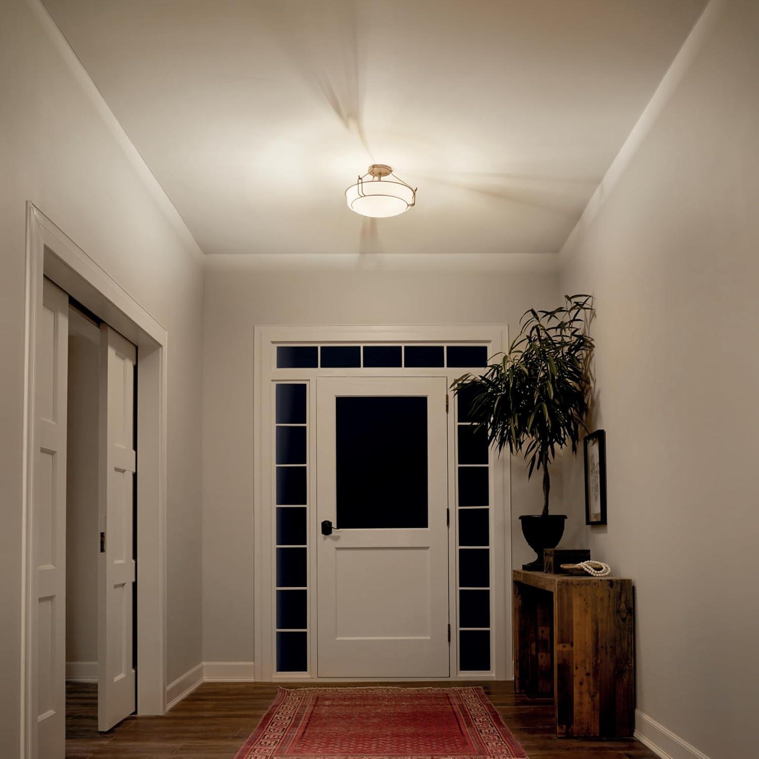 Kichler Lighting Alkire 3 - Light Semi-Flush Mount in  Olde Bronze