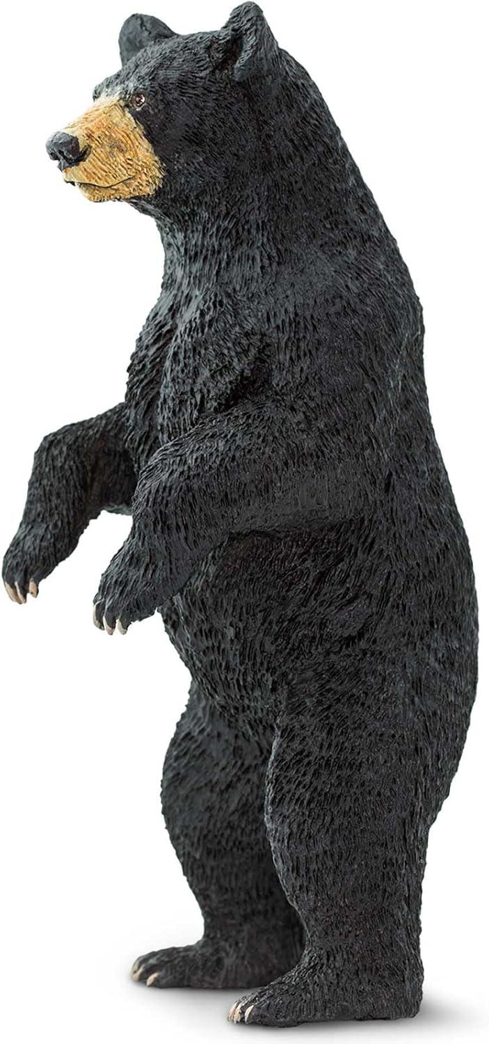 Safari Ltd. Standing Black Bear Figurine - Lifelike 4" Model Figure - Educational Toy for Boys, Girls, and Kids Ages 3+