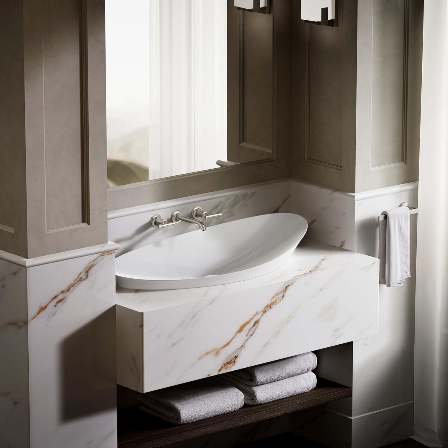 Veil® Trough Fireclay Specialty Vessel Bathroom Sink