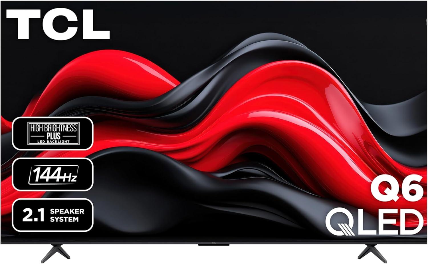 TCL 85” Class Q6 (85Q651G) 4K UHD HDR QLED Smart TV with Google TV (NEW 2024)