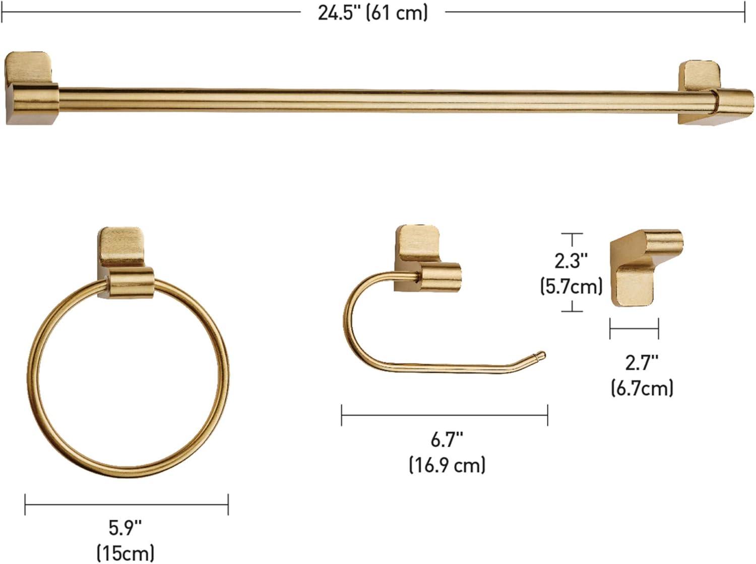 Positano 4 - Piece Bathroom Hardware Set