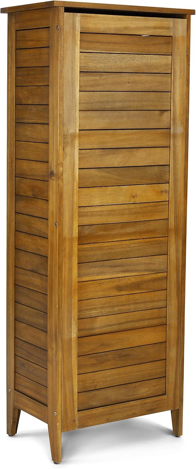 Homestyles Maho Brown Wood Storage Cabinet