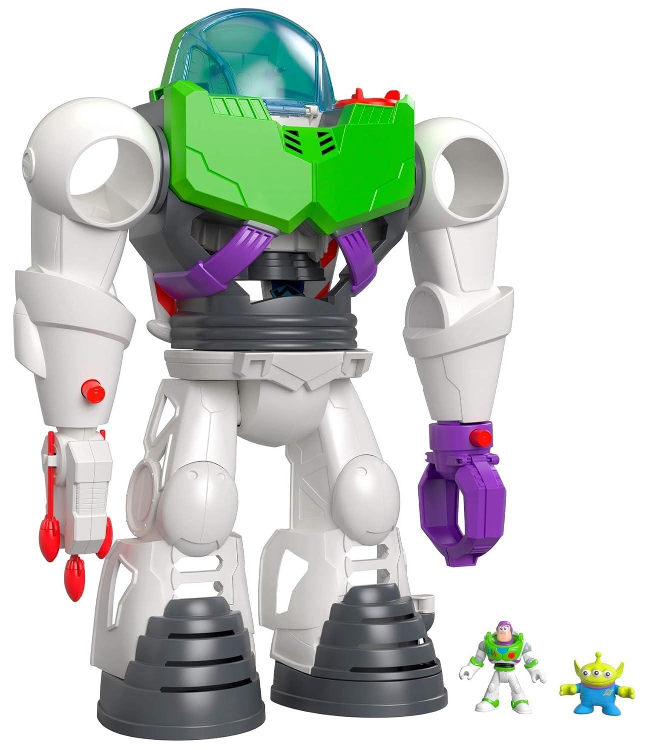 Fisher-Price Imaginext Preschool Toy Disney Pixar Toy Story Buzz Lightyear Robot Playset with Spaceship