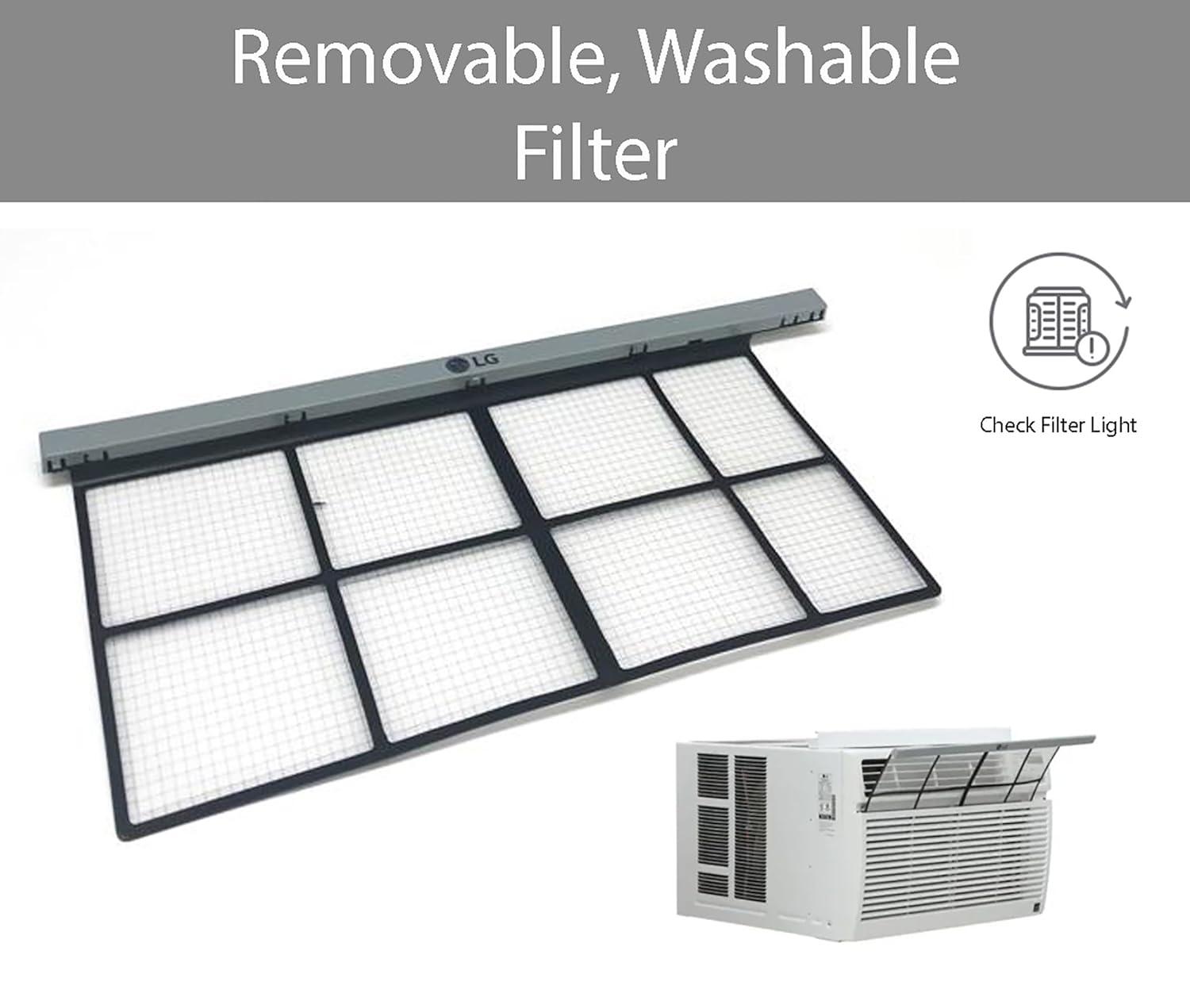 LG 18,000 BTU Window Air Conditioner with remote, LW1816ER