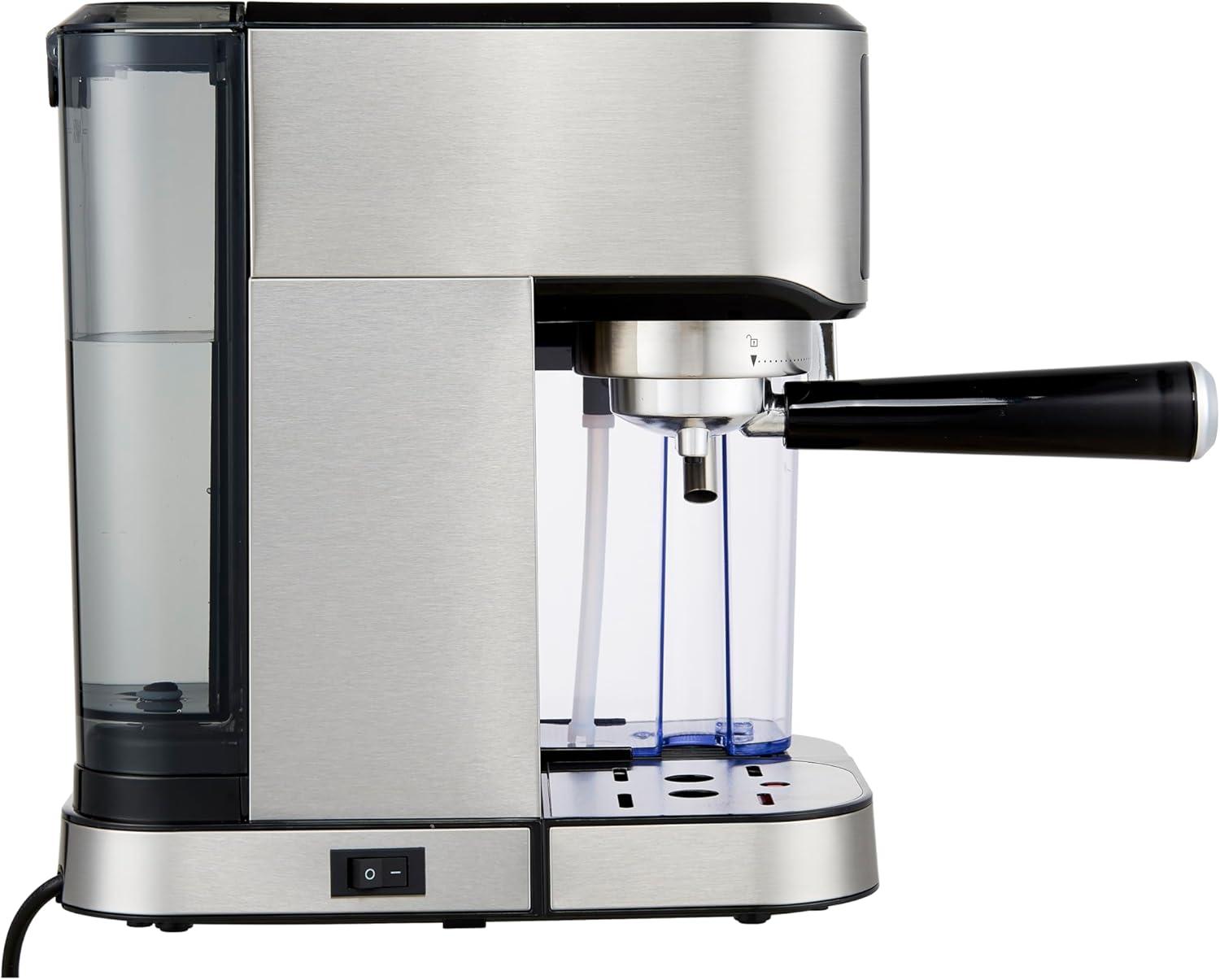 Salton Salton 3-in-1 Espresso, Cappuccino & Latte Machine with Milk Removable Container