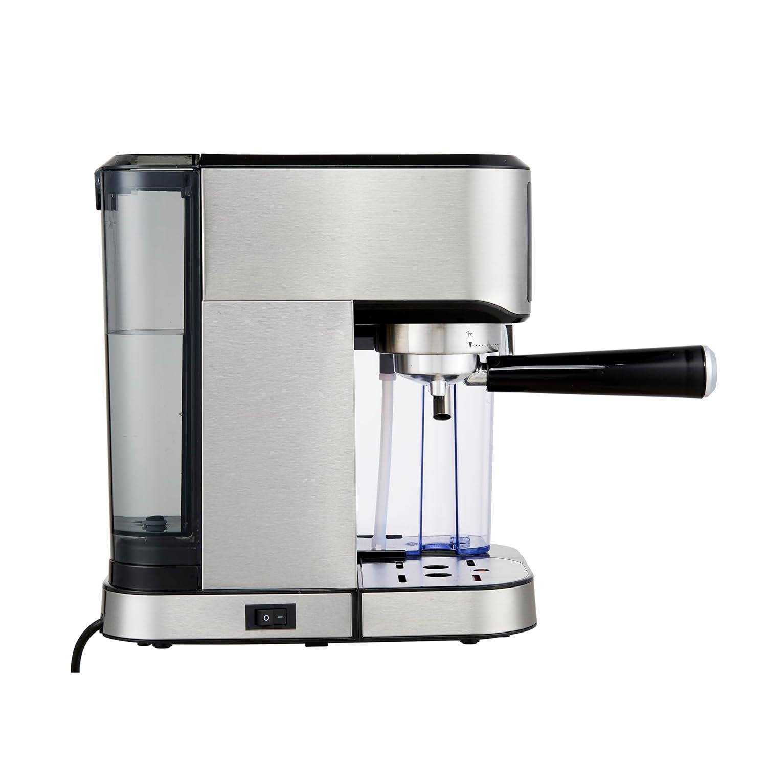 Salton Salton 3-in-1 Espresso, Cappuccino & Latte Machine with Milk Removable Container