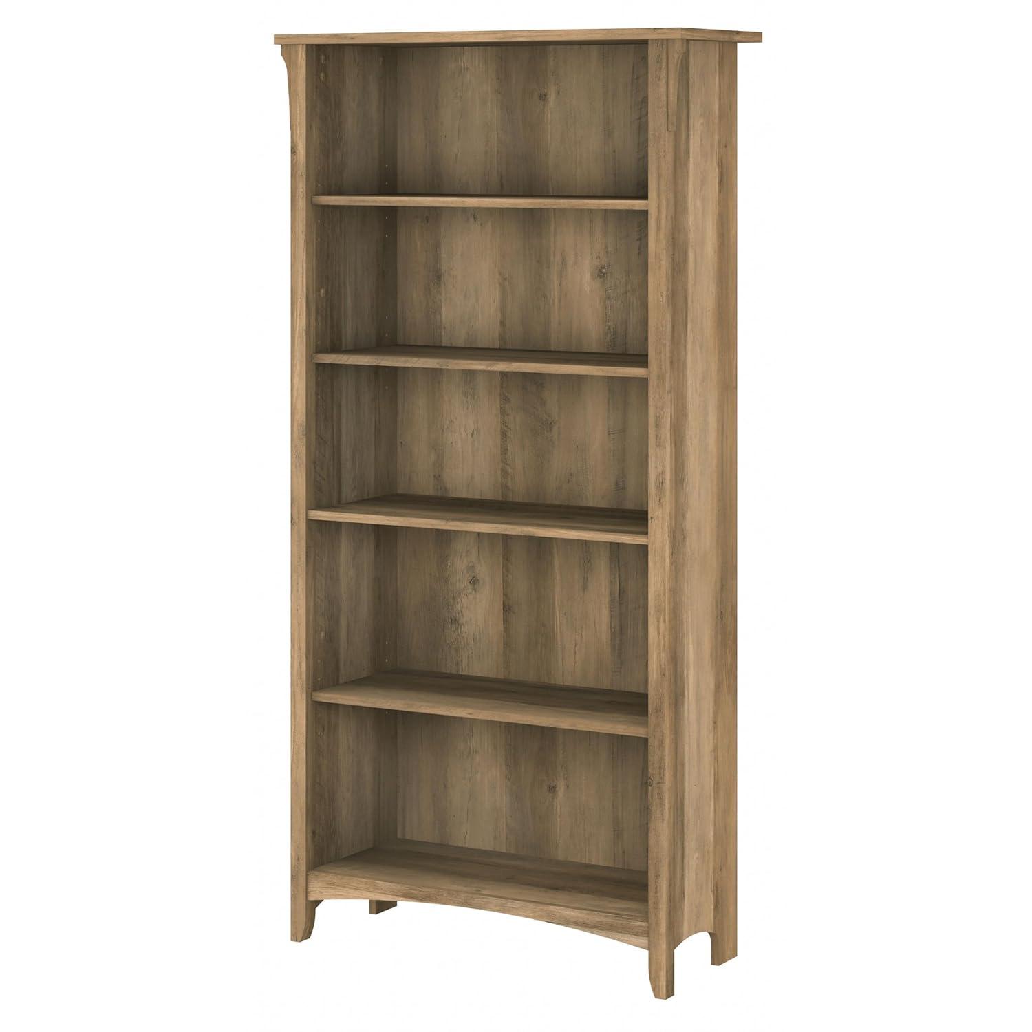 Red Barrel Studio® Khadesha 5 Shelf 63" Standard Bookcase