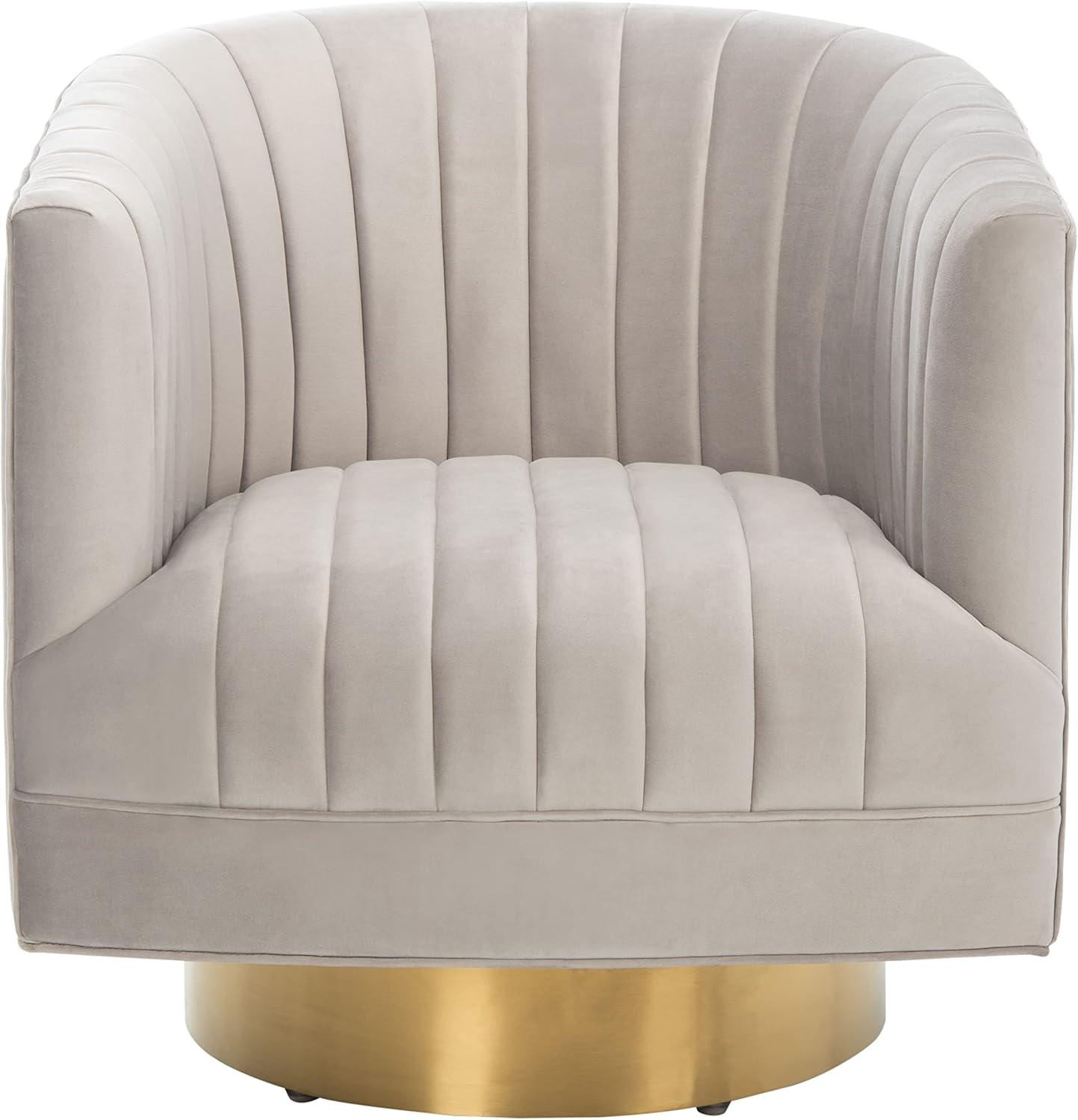 Josephine Swivel Barrel Chair  - Safavieh