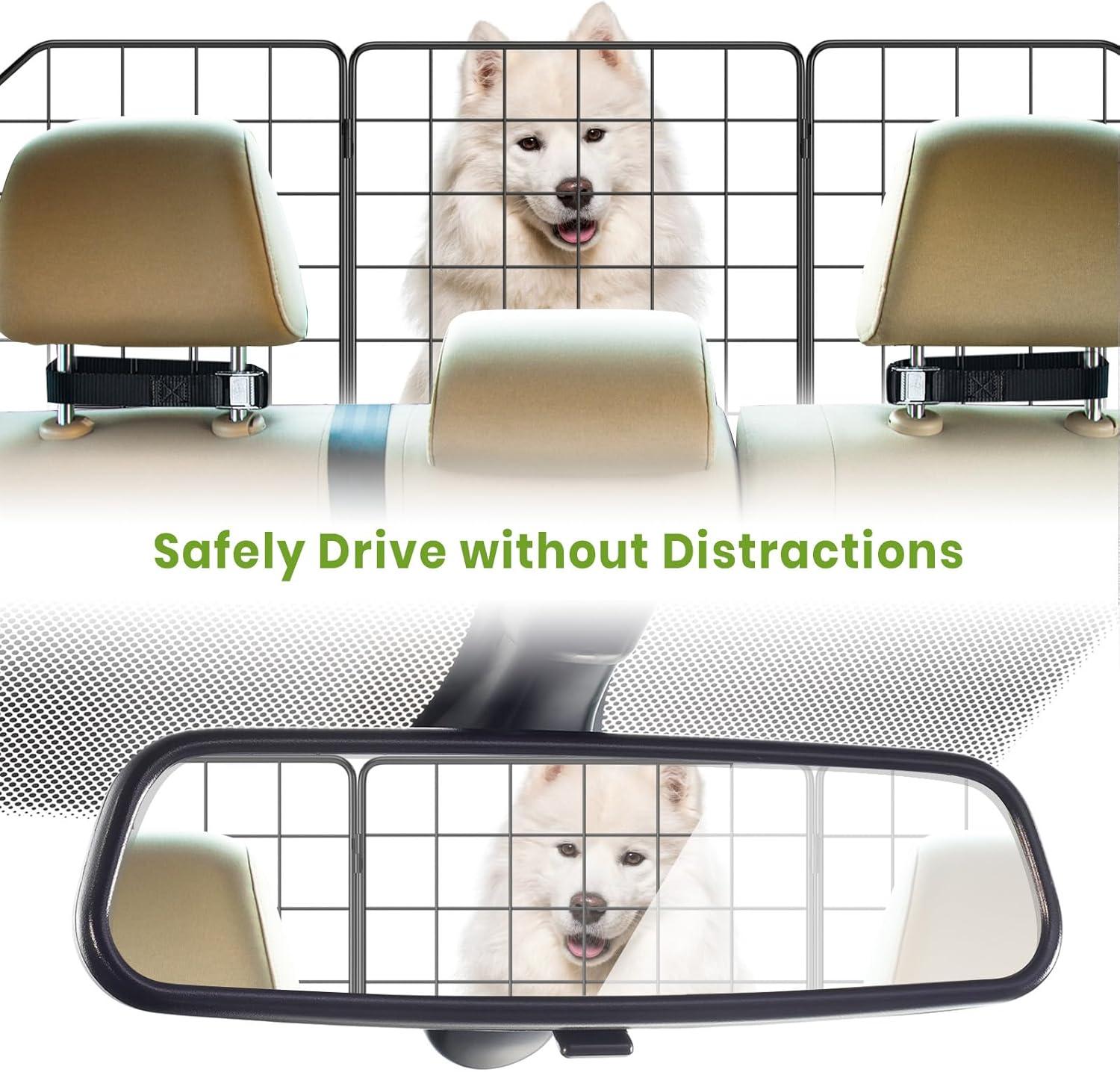 Pawple Dog Barrier, Car & SUV Adjustable Pet Barrier, Universal Fit