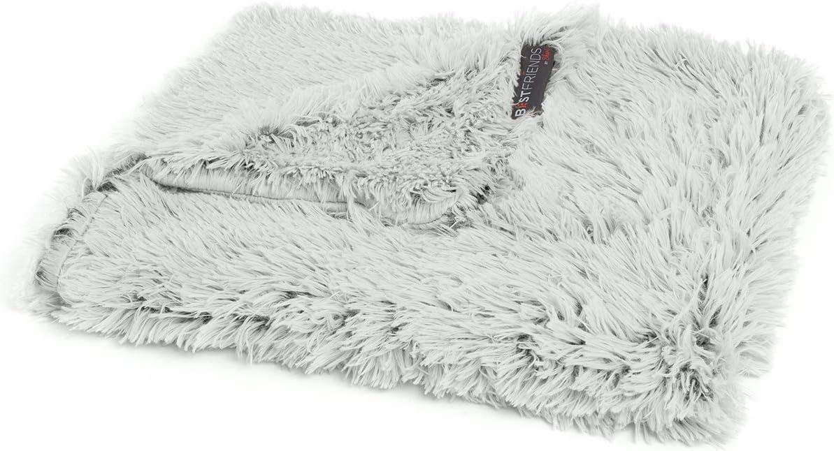 Best Friends by Sheri Calming Shag Fur Pet Throw Blanket