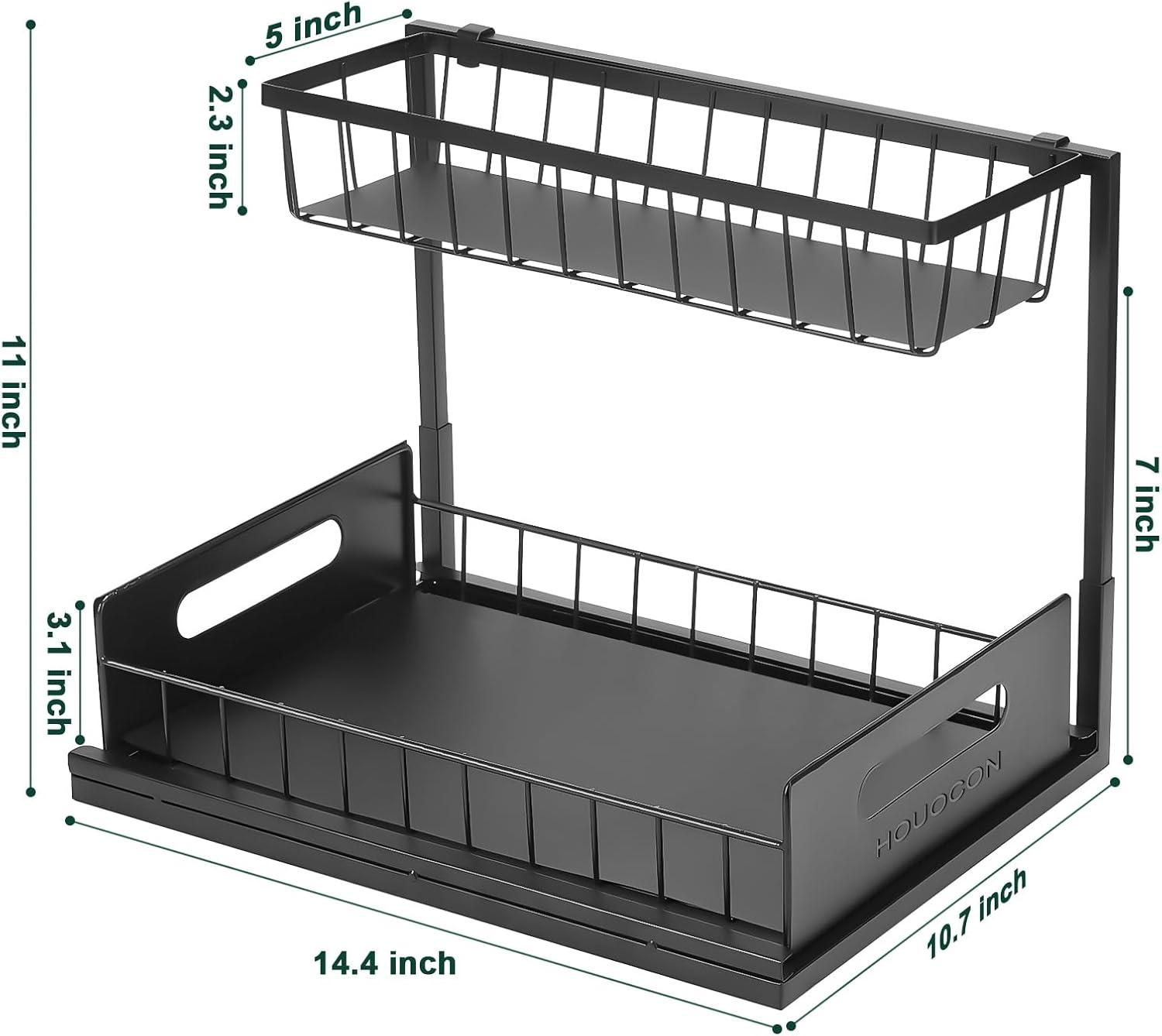 Storage Rack,L-shape Cabinet 2-tier Under 2-tier Cabinet Load Out Cabinet Narrow 2 L-shape Sink Kitchen Cabinet Under Sink Heavy Load And 2 Sink And Kitchen L Shape Purpose 2 Tier