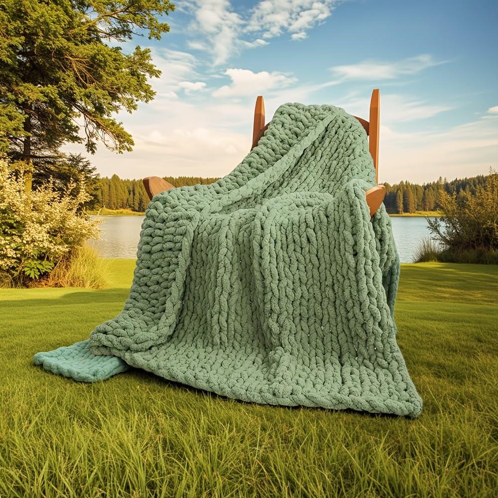 Donna Sharp Chunky Chunky Knit Throw Blanket