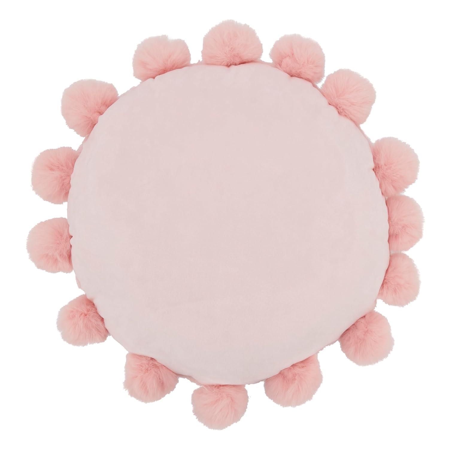 Saro Faux Rabbit Fur Collection Throw Pillow