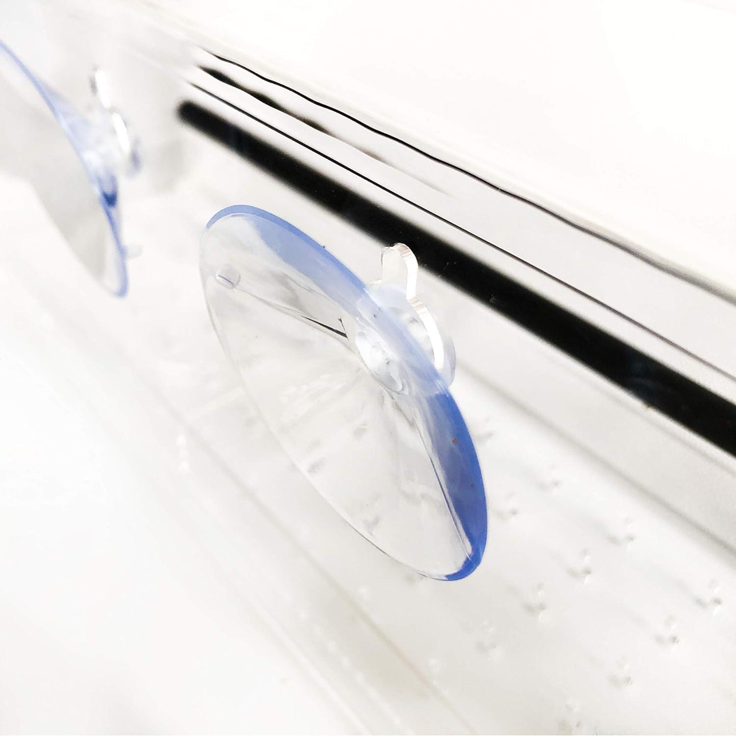 Clear Acrylic Window-Mounted Bird Feeder with Removable Seed Tray