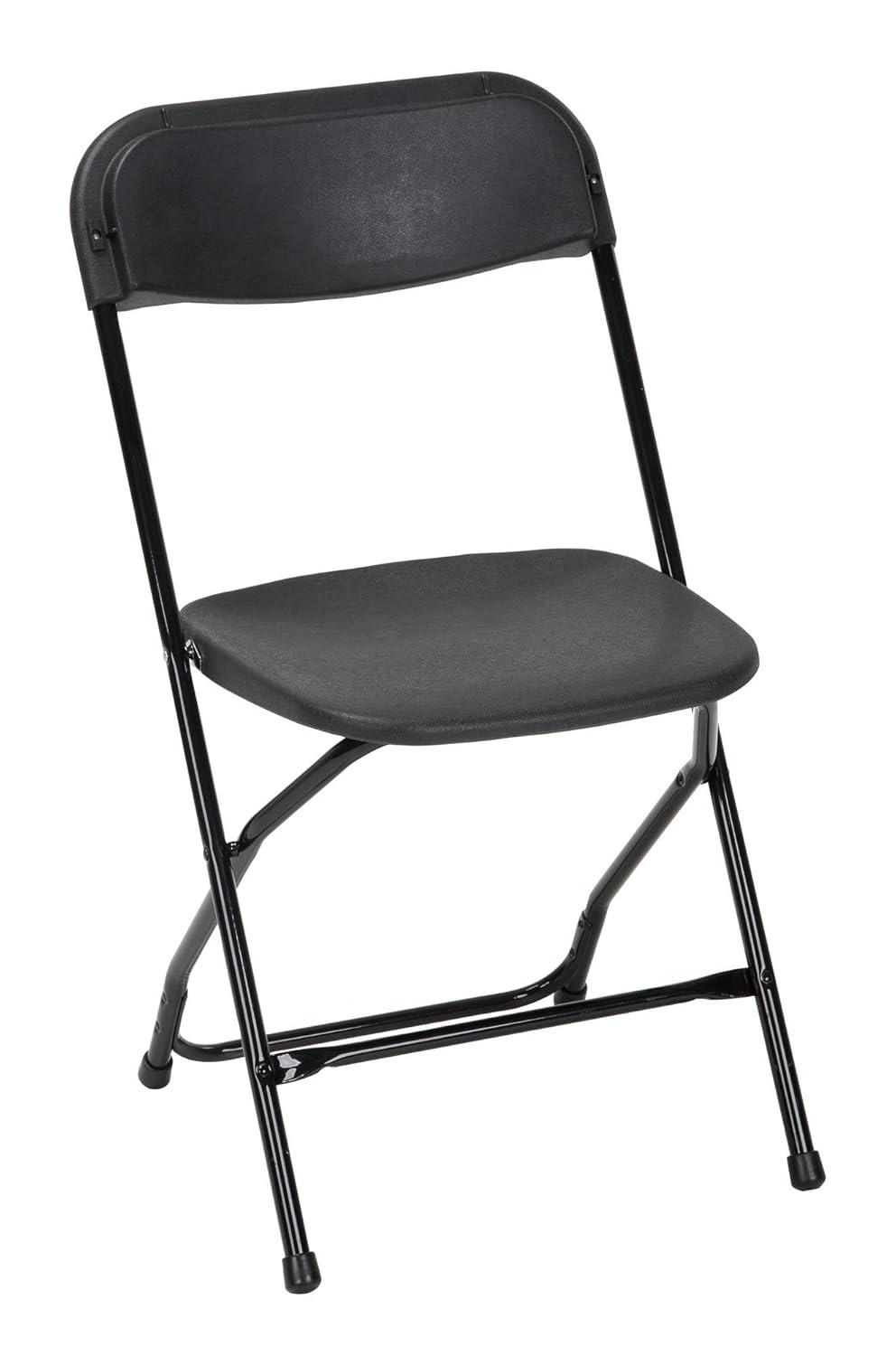 ZOWN Premium Commercial Plastic Stacking, Indoor/Outdoor Folding Chair