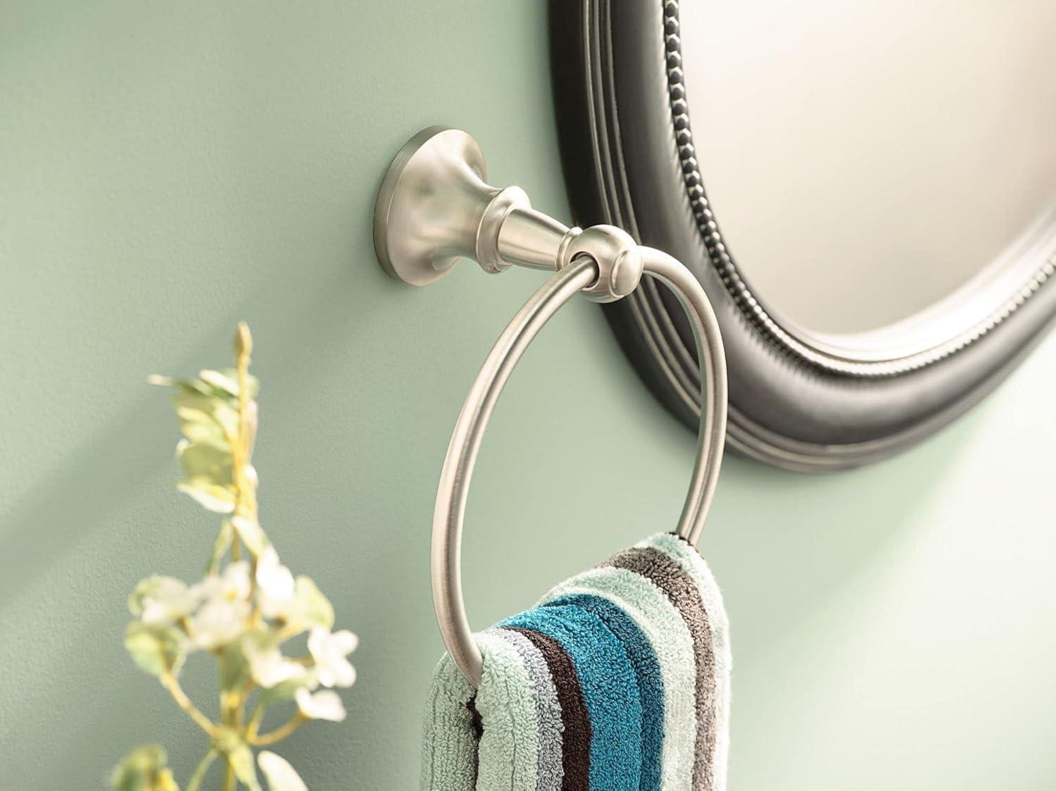 Vale Chrome Wall Mounted Towel Ring