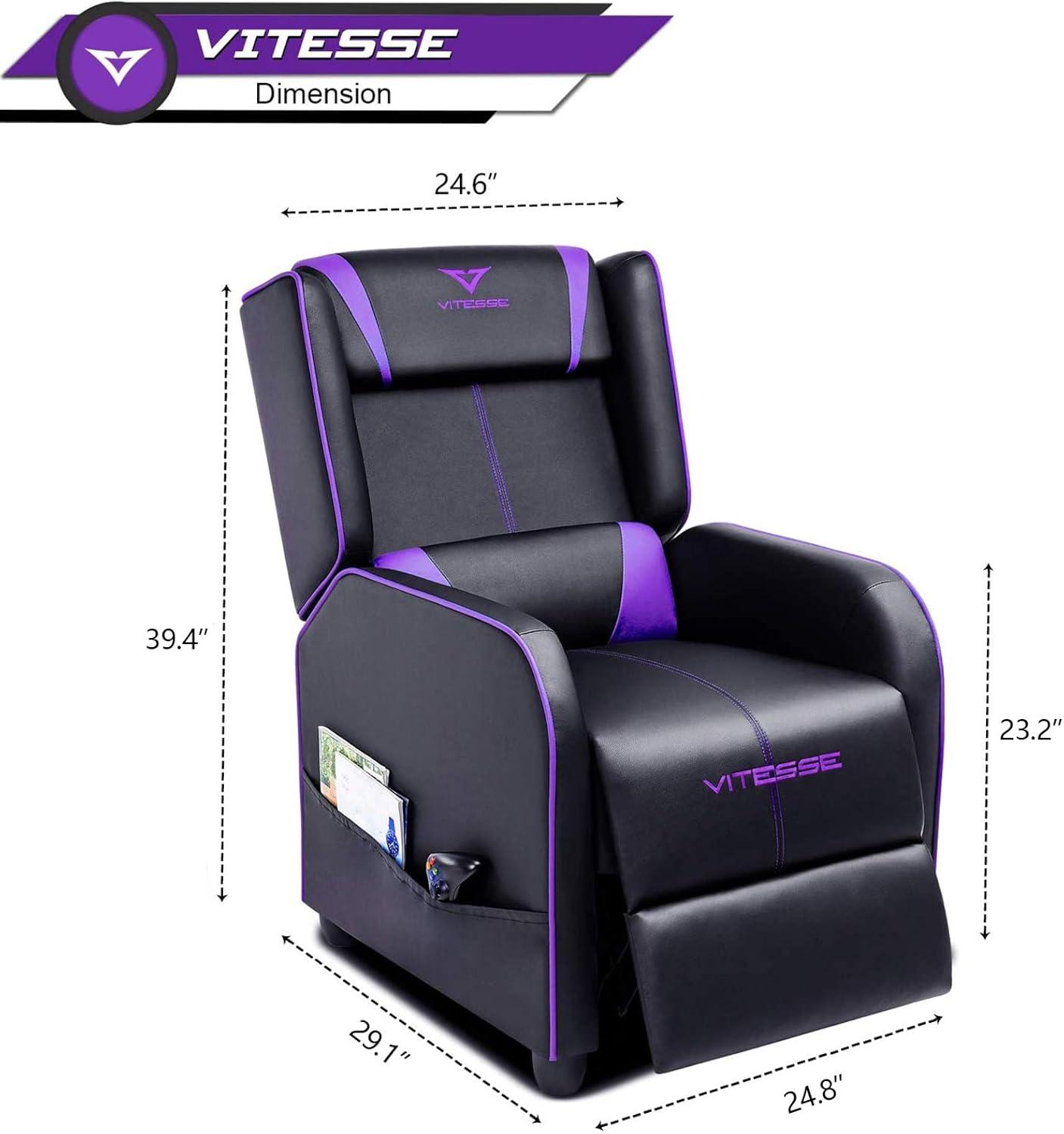 VITESSE PU Leather Gaming Recliner Sofa Chair