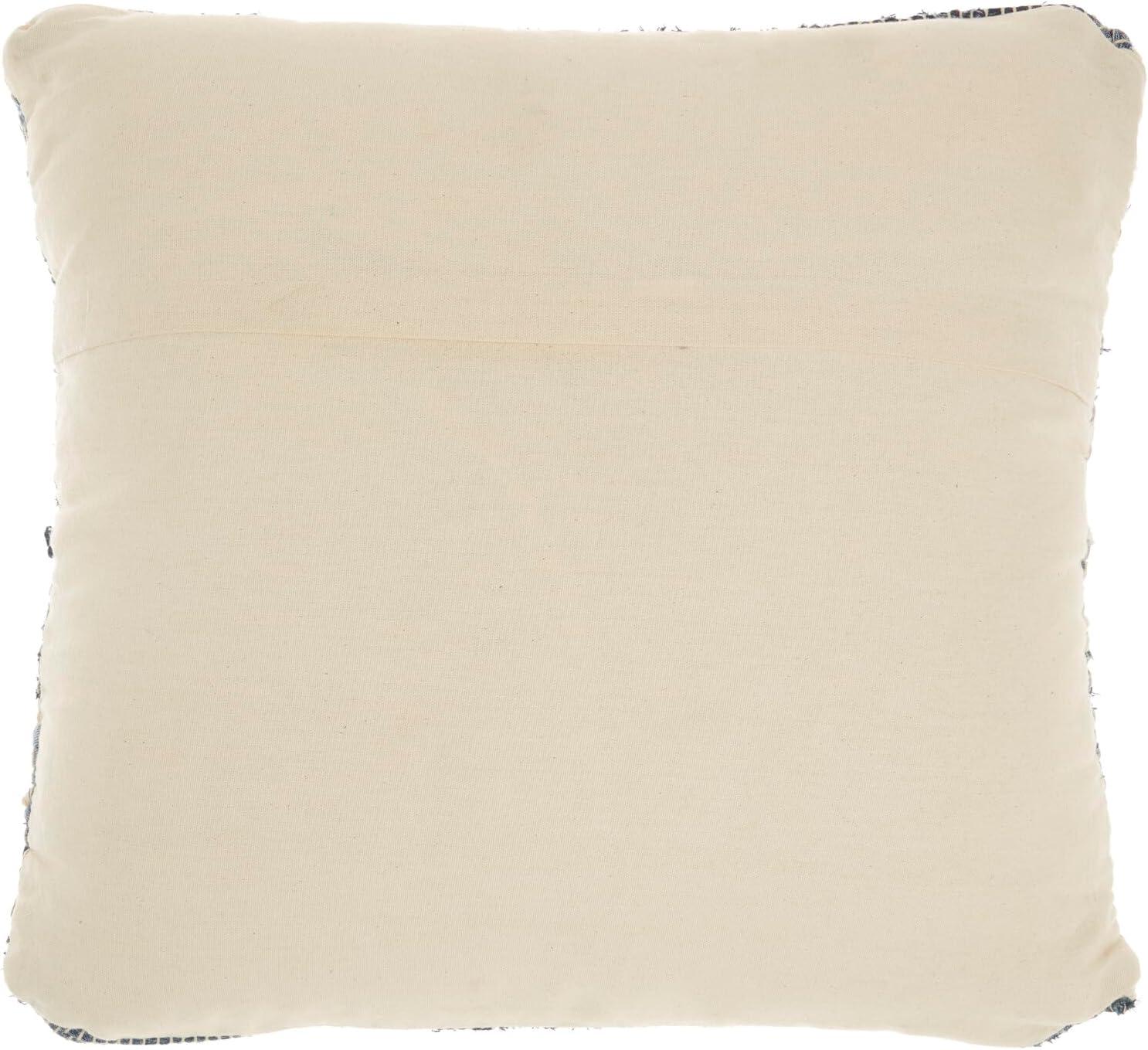 Life Styles Woven Throw Pillow Denim - Mina Victory