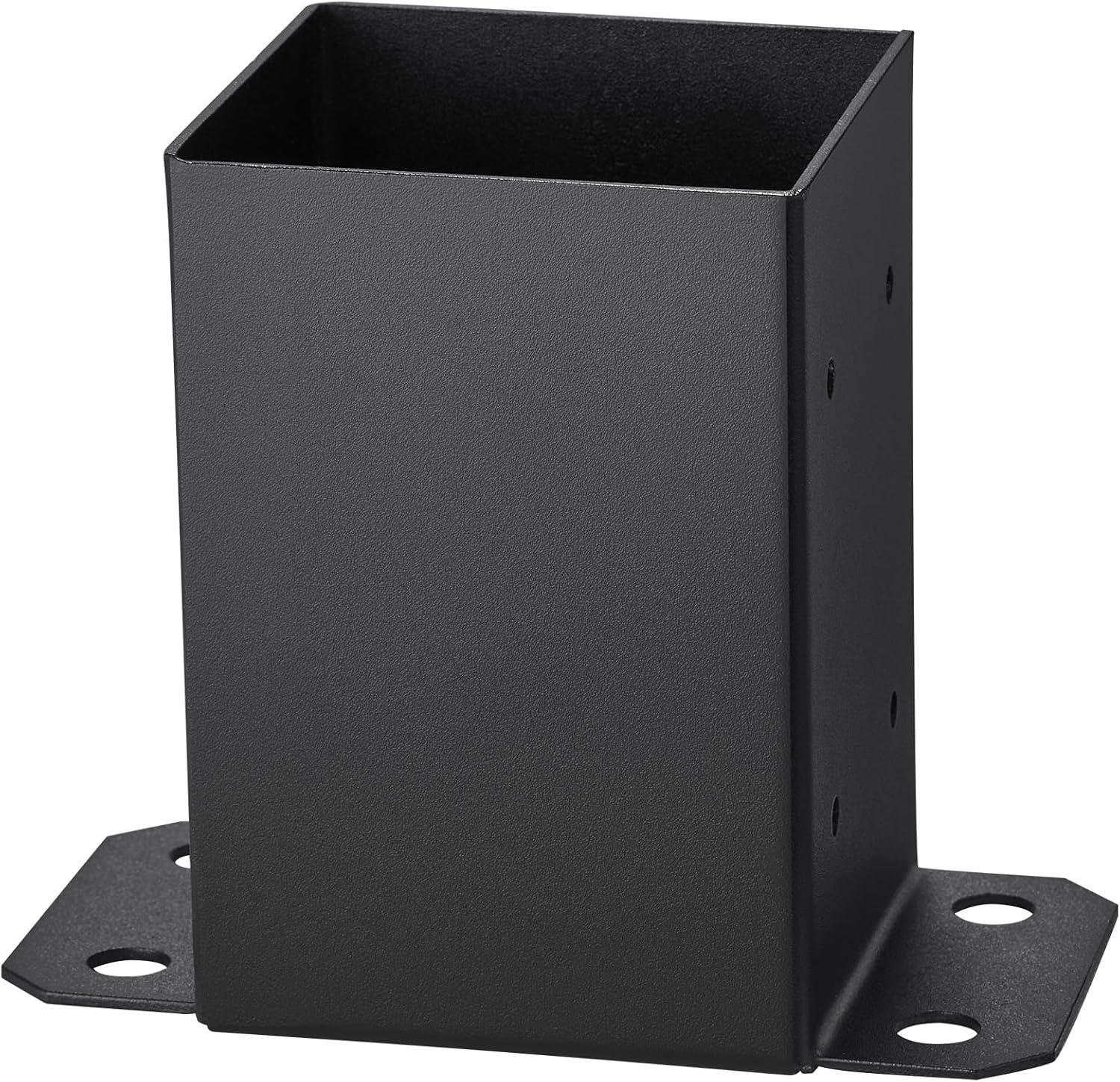 VEVOR 4 Pack 4x4 Post Base Brackets Heavy Duty Wood Post Fence Post Anchor