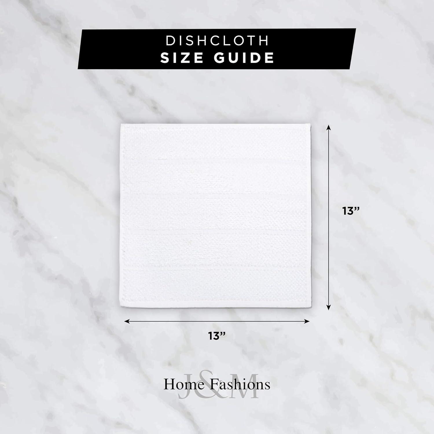 Waffle Weave Cotton Plaid Waffle Dish Cloth Kitchen Towel (Set of 12)