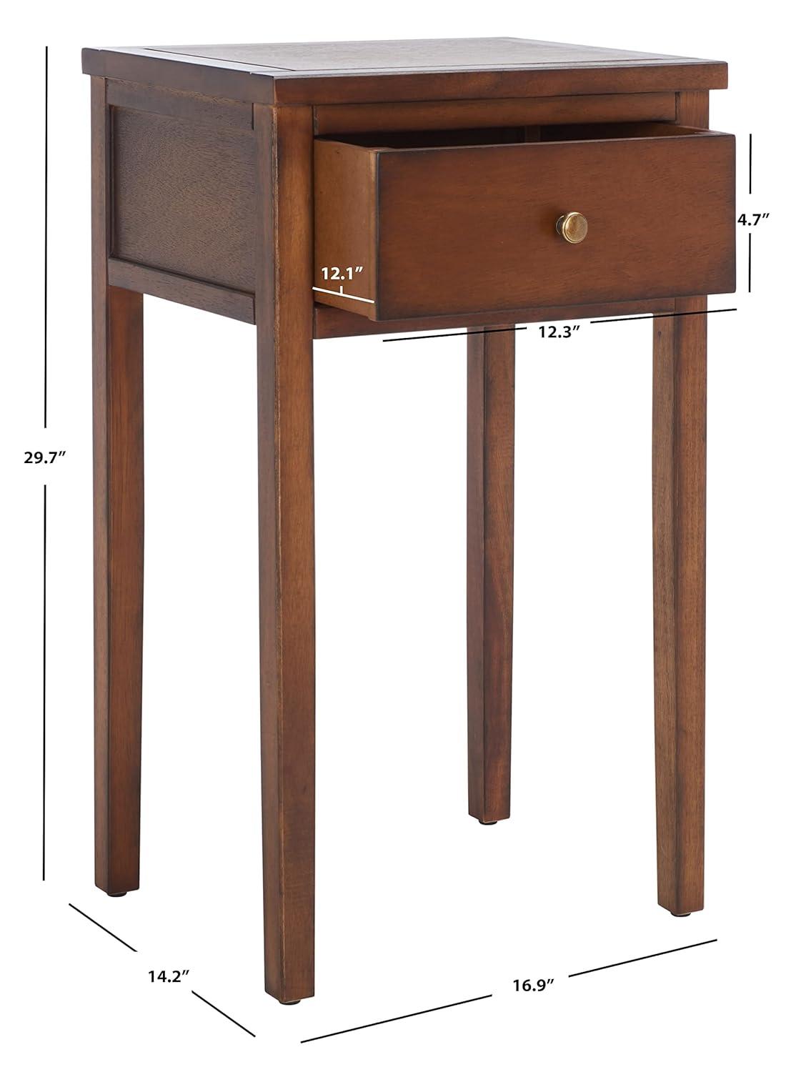 Abel Nightstand With Storage Drawer - AMH6626 - Ash Grey - Safavieh Couture